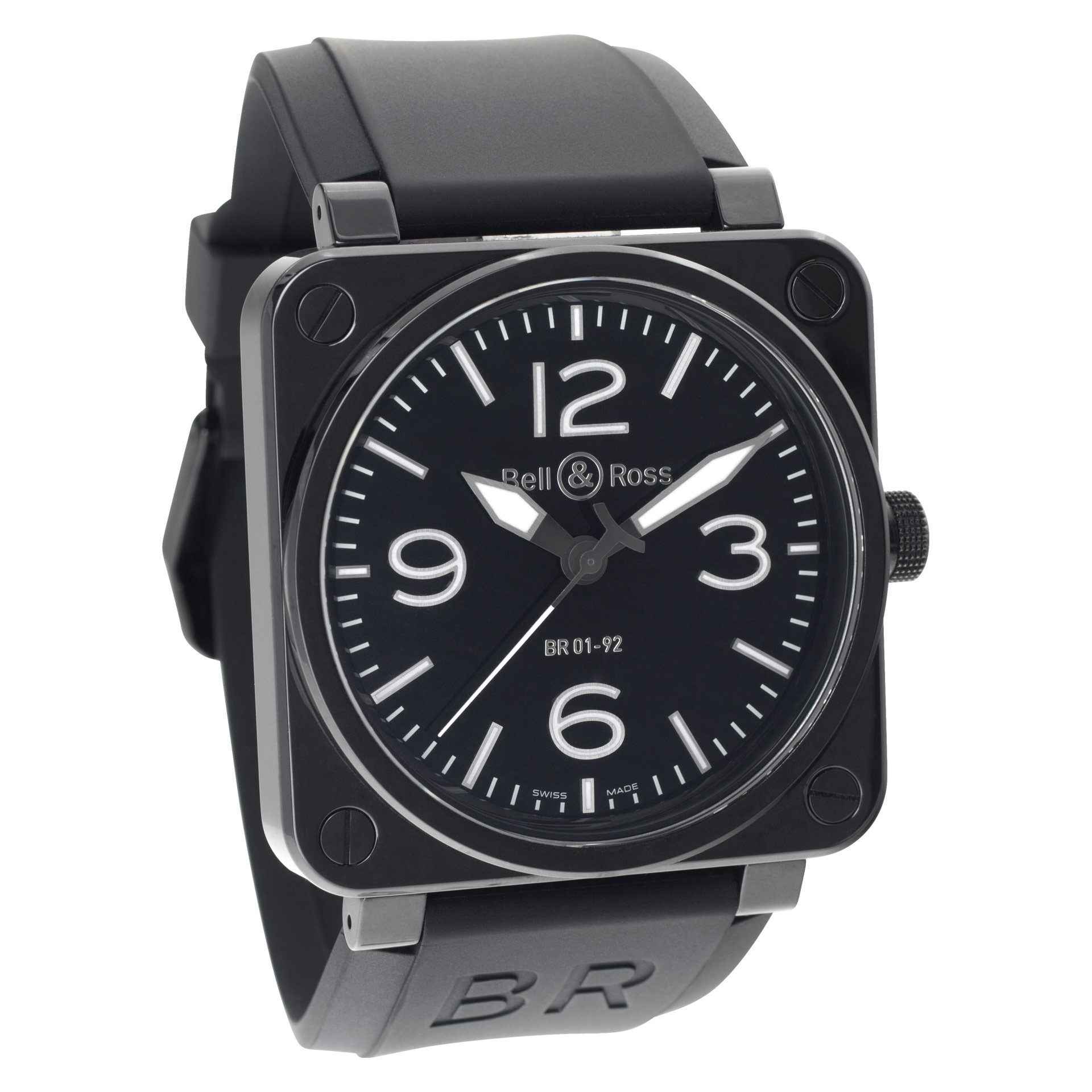 Bell & Ross BR01-92 Aviation Automatic Unisex Stainless steel & ceramic Watches Bell & Ross BR01-92 Aviation Automatic Unisex Stainless steel & ceramic Watches