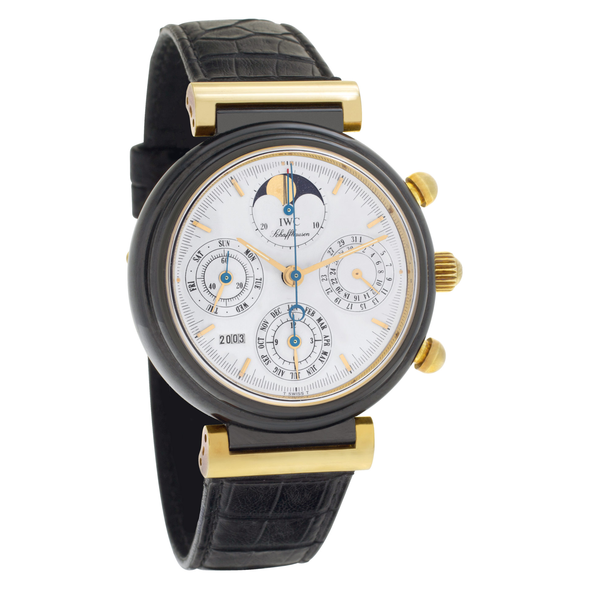 IWC IW3755-02 Da Vinci Manual Unisex 18k gold & ceramic Watches IWC IW3755-02 Da Vinci Manual Unisex 18k gold & ceramic Watches