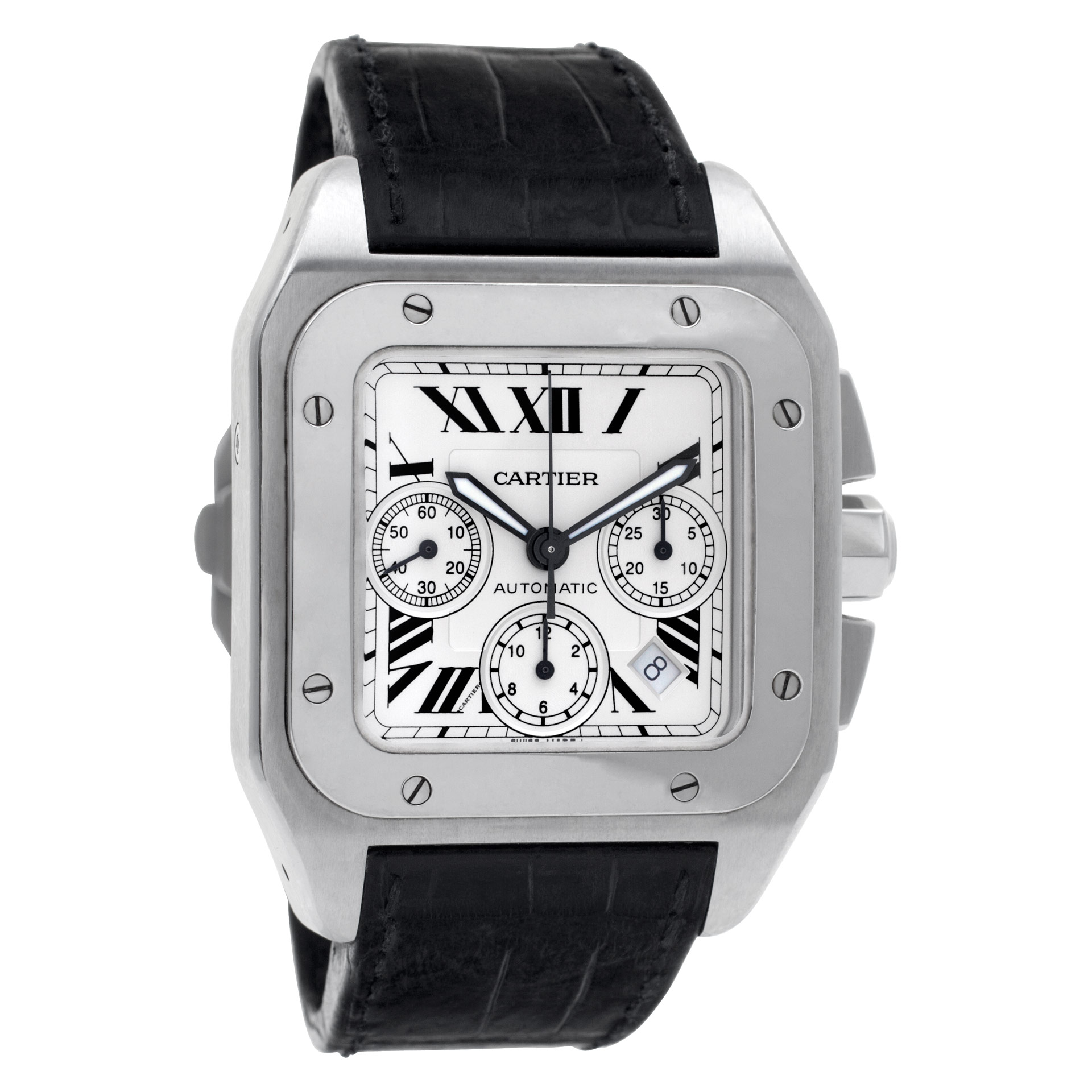Cartier W20090x8 Santos 100 Automatic Male Stainless Steel Watches Cartier W20090x8 Santos 100 Automatic Male Stainless Steel Watches