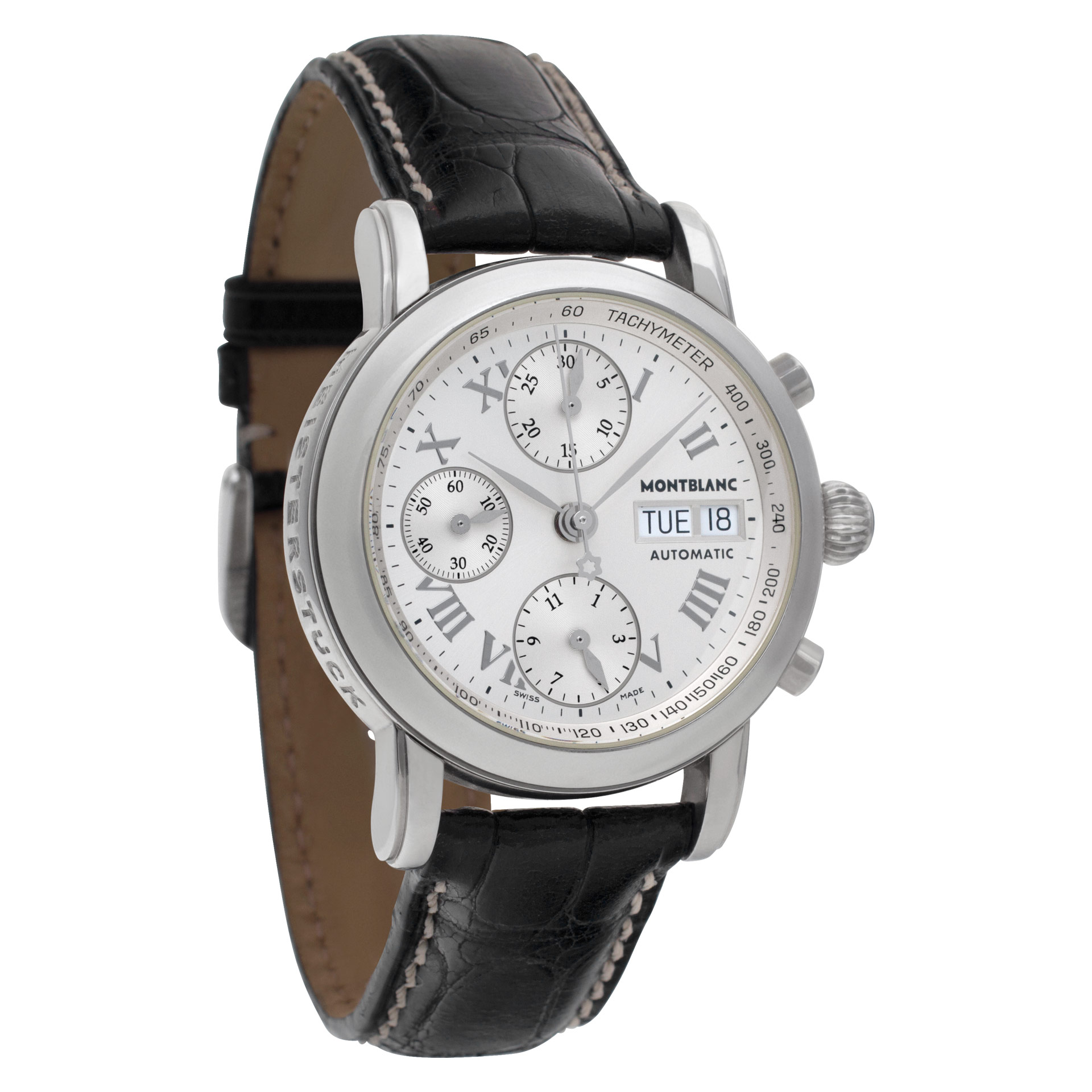 MontBlanc 7016 Chronograph Automatic Male Stainless Steel Watches MontBlanc 7016 Chronograph Automatic Male Stainless Steel Watches