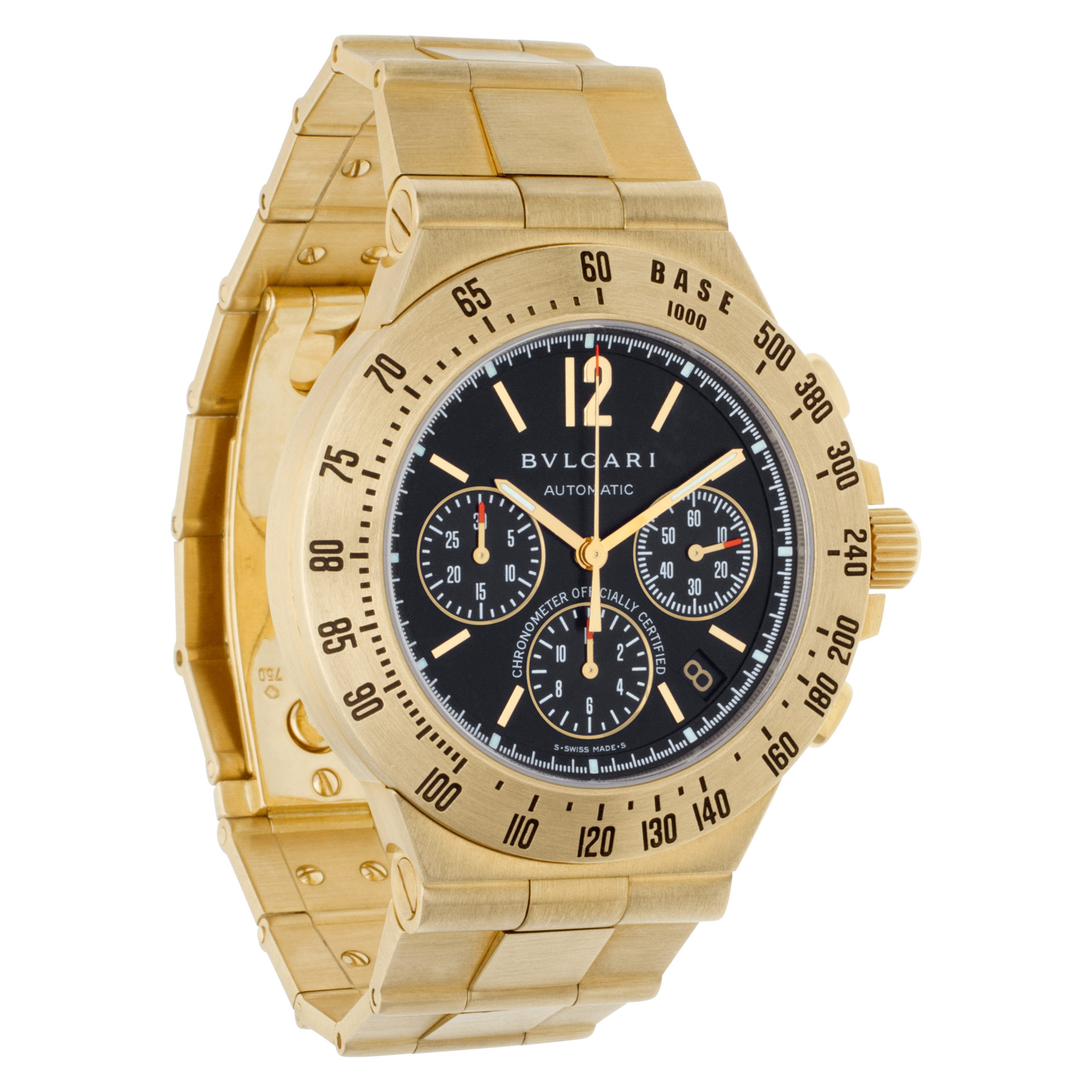 Bvlgari CH40GTA Aqua Terra Automatic Male 18k yellow gold Watches Bvlgari CH40GTA Aqua Terra Automatic Male 18k yellow gold Watches