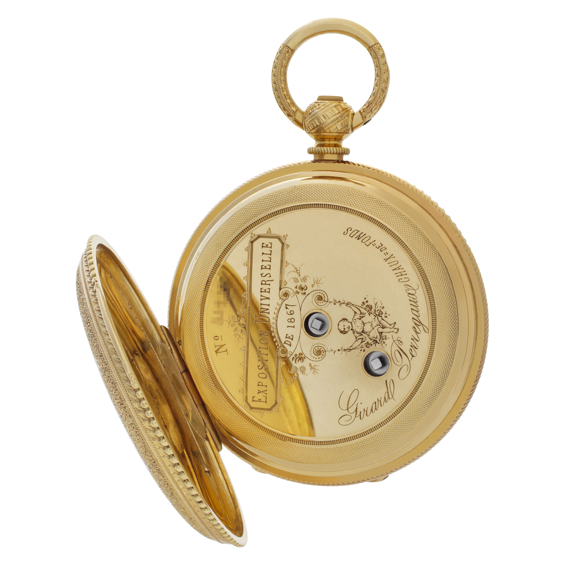 Girard Perregaux HUNTER pocket watch Manual Female 18k yellow gold Watches Girard Perregaux HUNTER pocket watch Manual Female 18k yellow gold Watches