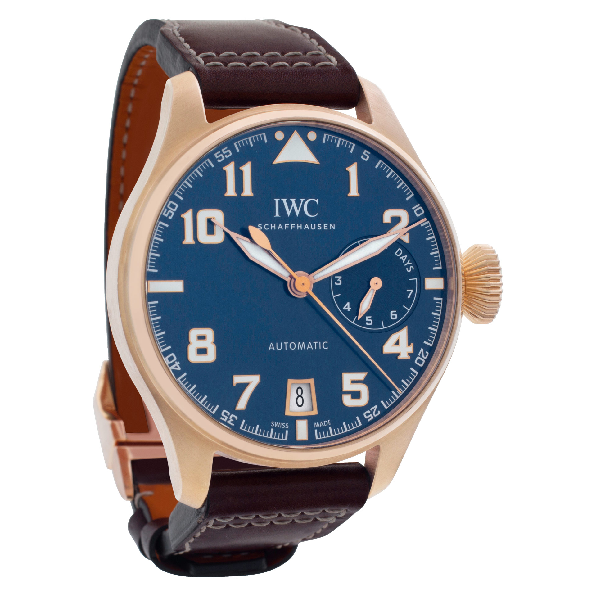 IWC IW500909 Big Pilot Saint Exupery Automatic Male 18k rose gold Watches IWC IW500909 Big Pilot Saint Exupery Automatic Male 18k rose gold Watches