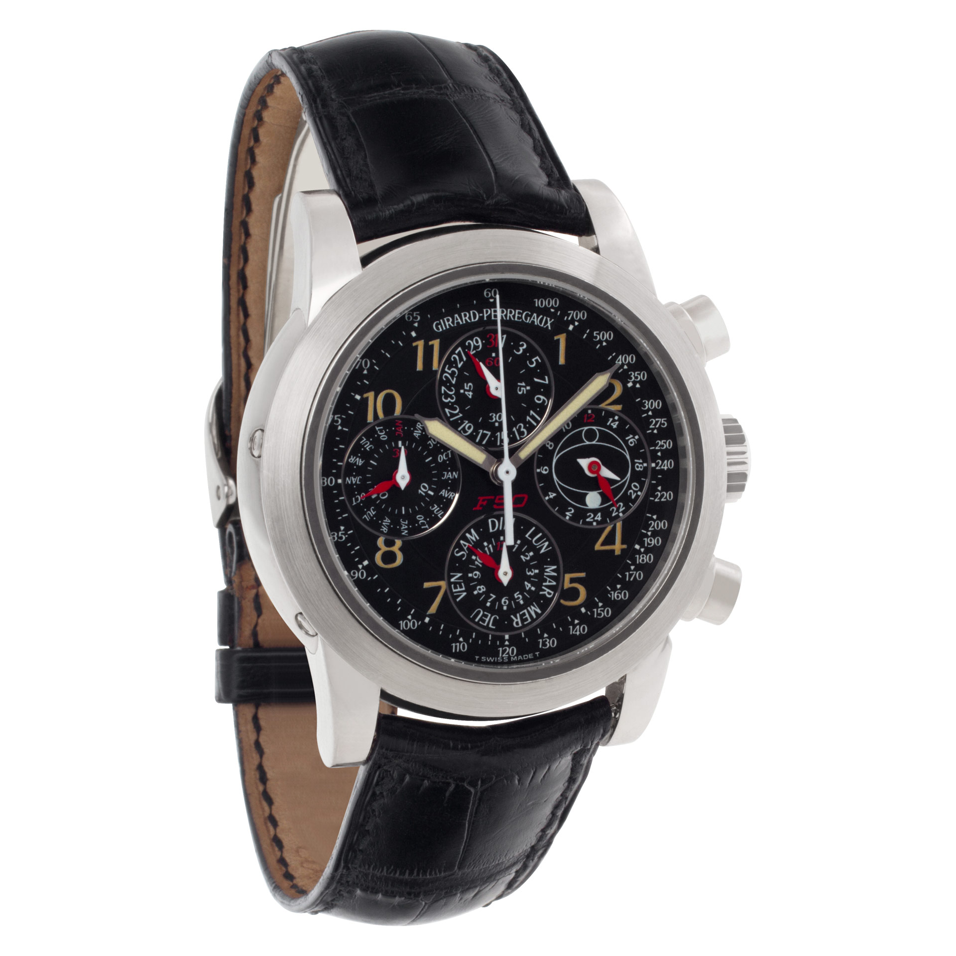 Girard Perregaux 9025 Perpetual Calendar Automatic Unisex 18k White Gold Watches Girard Perregaux 9025 Perpetual Calendar Automatic Unisex 18k White Gold Watches