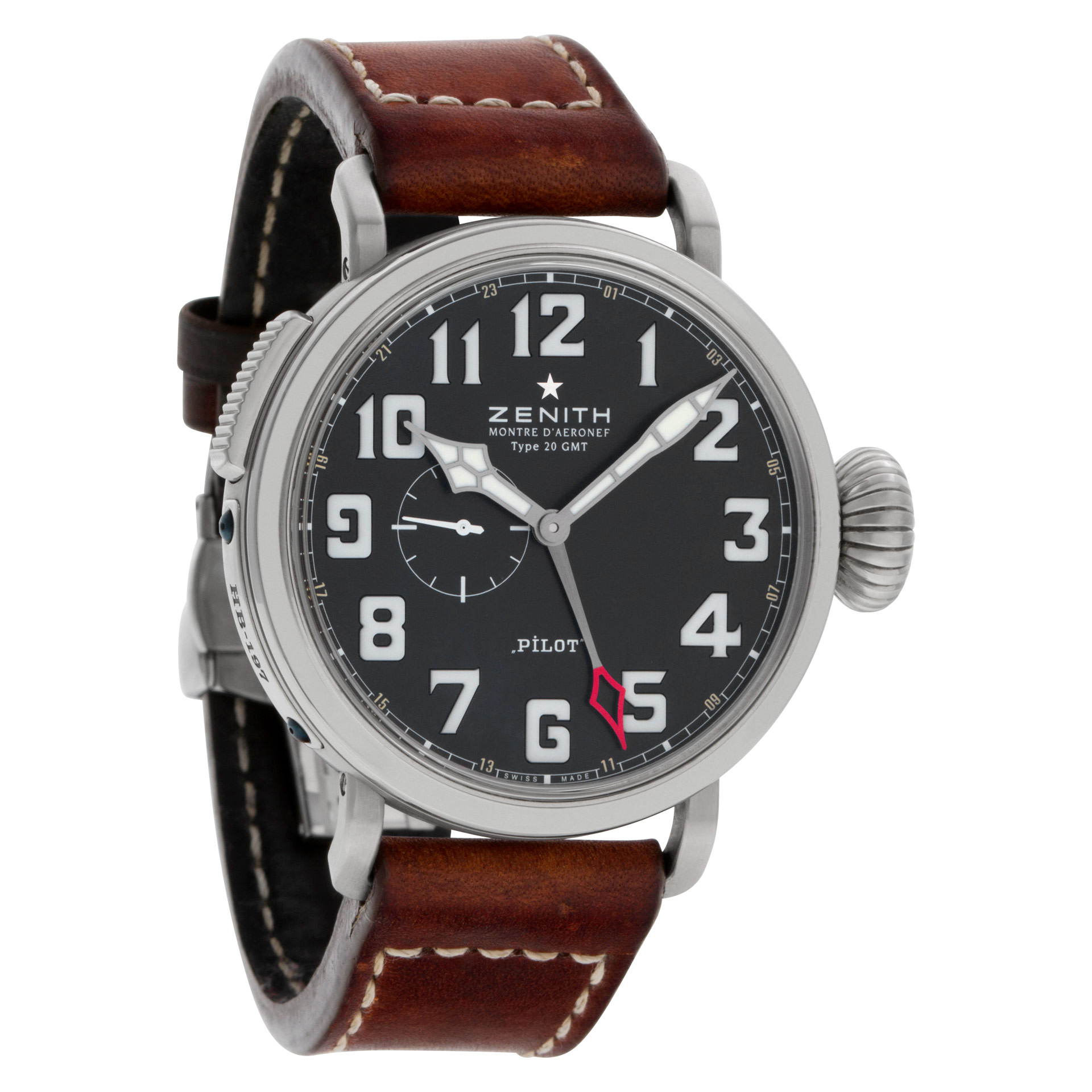Zenith 03.2430.693 Pilot Montre D Aeronef Automatic Male Stainless Steel Watches Zenith 03.2430.693 Pilot Montre D Aeronef Automatic Male Stainless Steel Watches