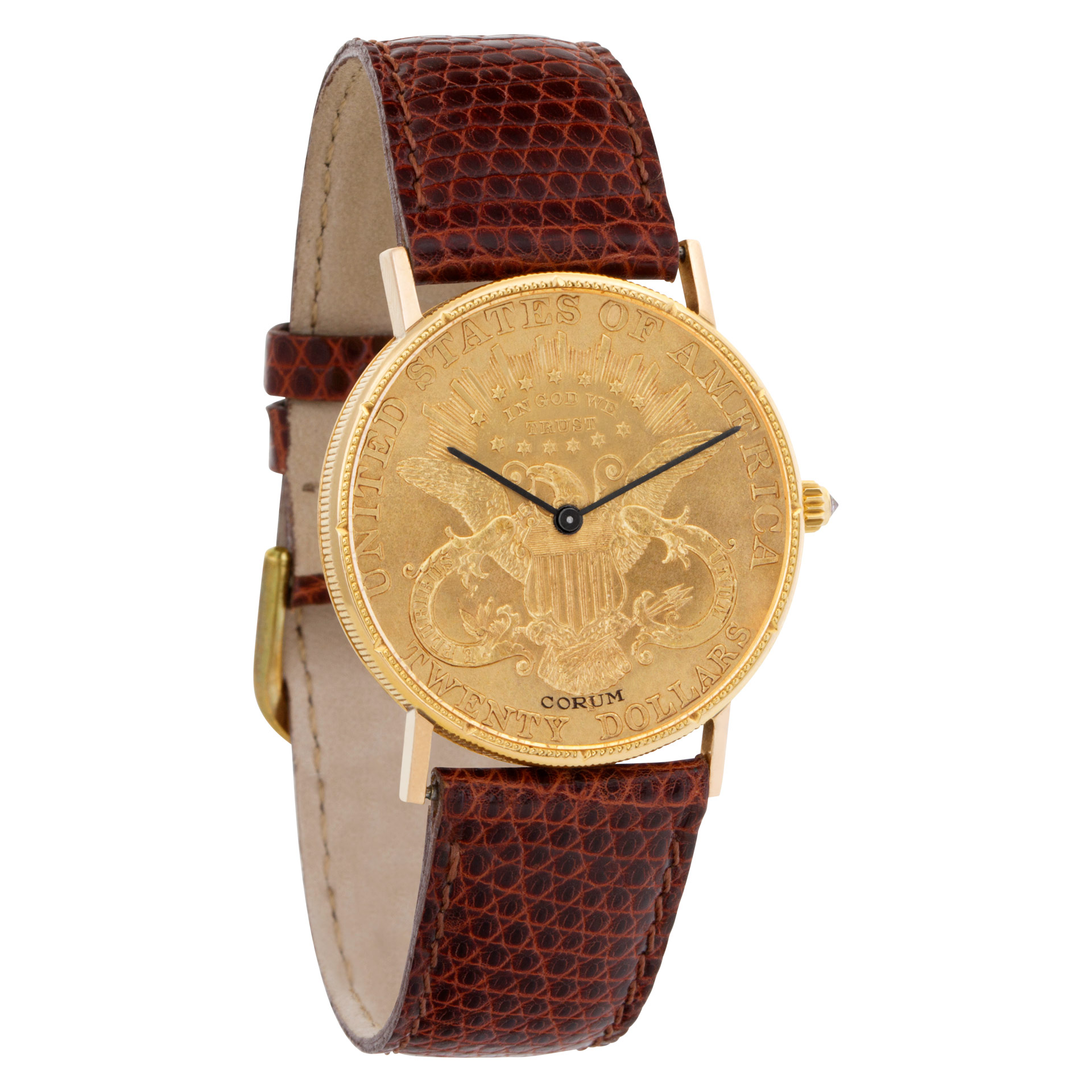 Corum 1896 $20 Coin Quartz Male 18k yellow gold Watches Corum 1896 $20 Coin Quartz Male 18k yellow gold Watches