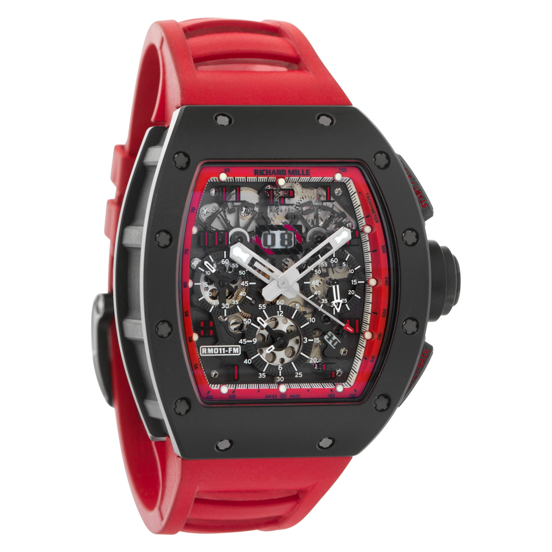 Richard Mille RM 011 CA-TZP/5985 RM 011 Automatic Male Titanium Watches Richard Mille RM 011 CA-TZP/5985 RM 011 Automatic Male Titanium Watches