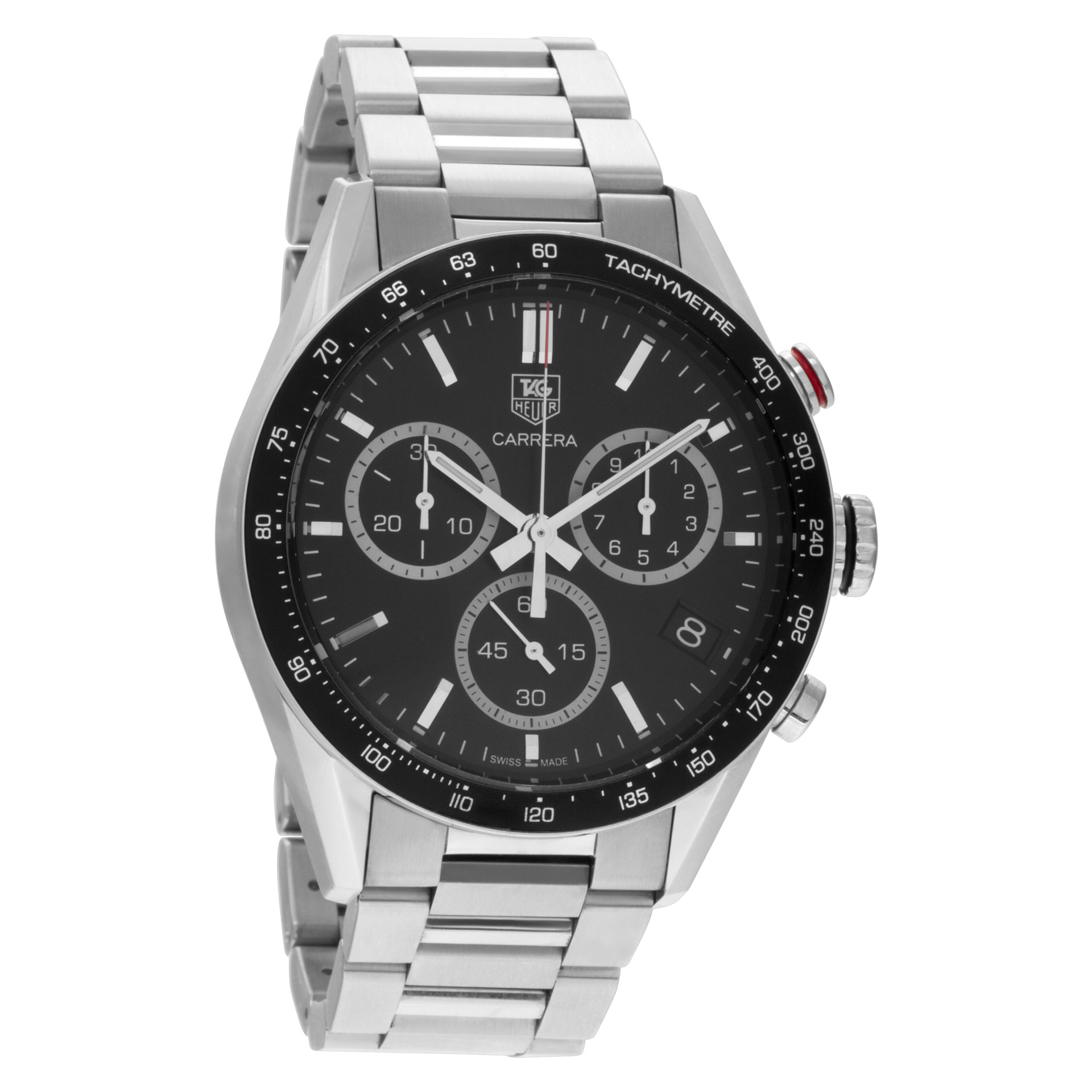 Tag Heuer CV1A10 Carrera Quartz Male Stainless Steel Watches Tag Heuer CV1A10 Carrera Quartz Male Stainless Steel Watches