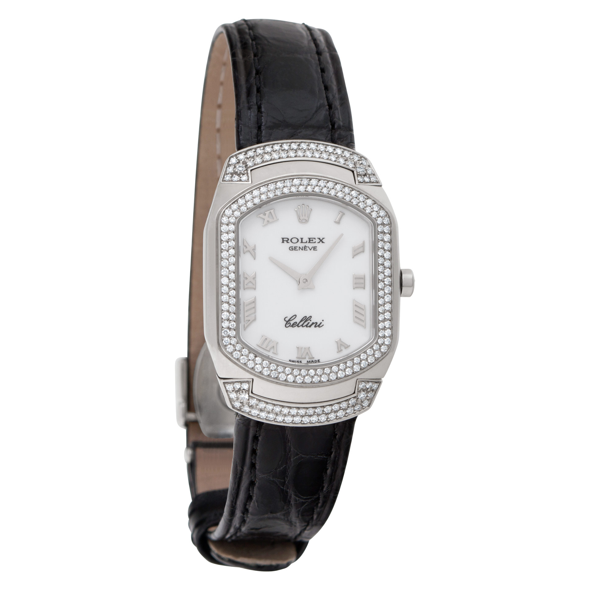 Rolex 6693 Cellini Quartz Female 18k White Gold Watches Rolex 6693 Cellini Quartz Female 18k White Gold Watches