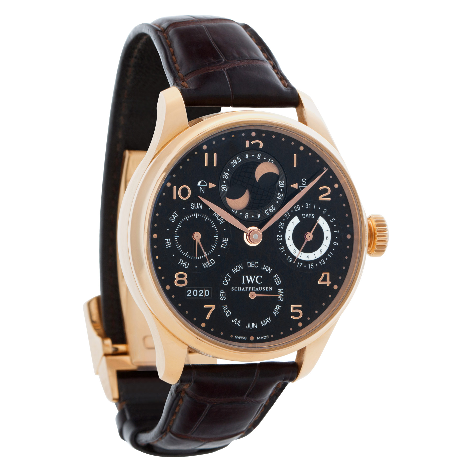 IWC IW5021-03 Portuguese Perpetual Automatic Unisex 18k rose gold Watches IWC IW5021-03 Portuguese Perpetual Automatic Unisex 18k rose gold Watches