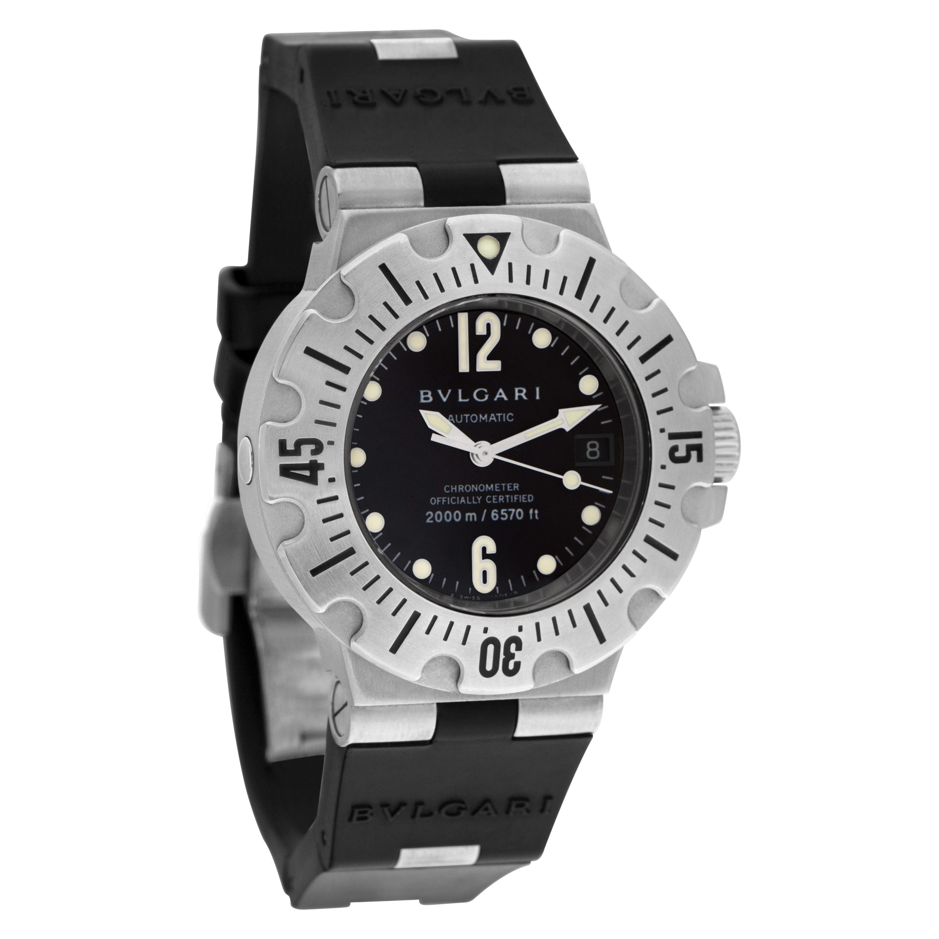 Bvlgari SD42S Diagono Automatic Male Stainless Steel Watches Bvlgari SD42S Diagono Automatic Male Stainless Steel Watches