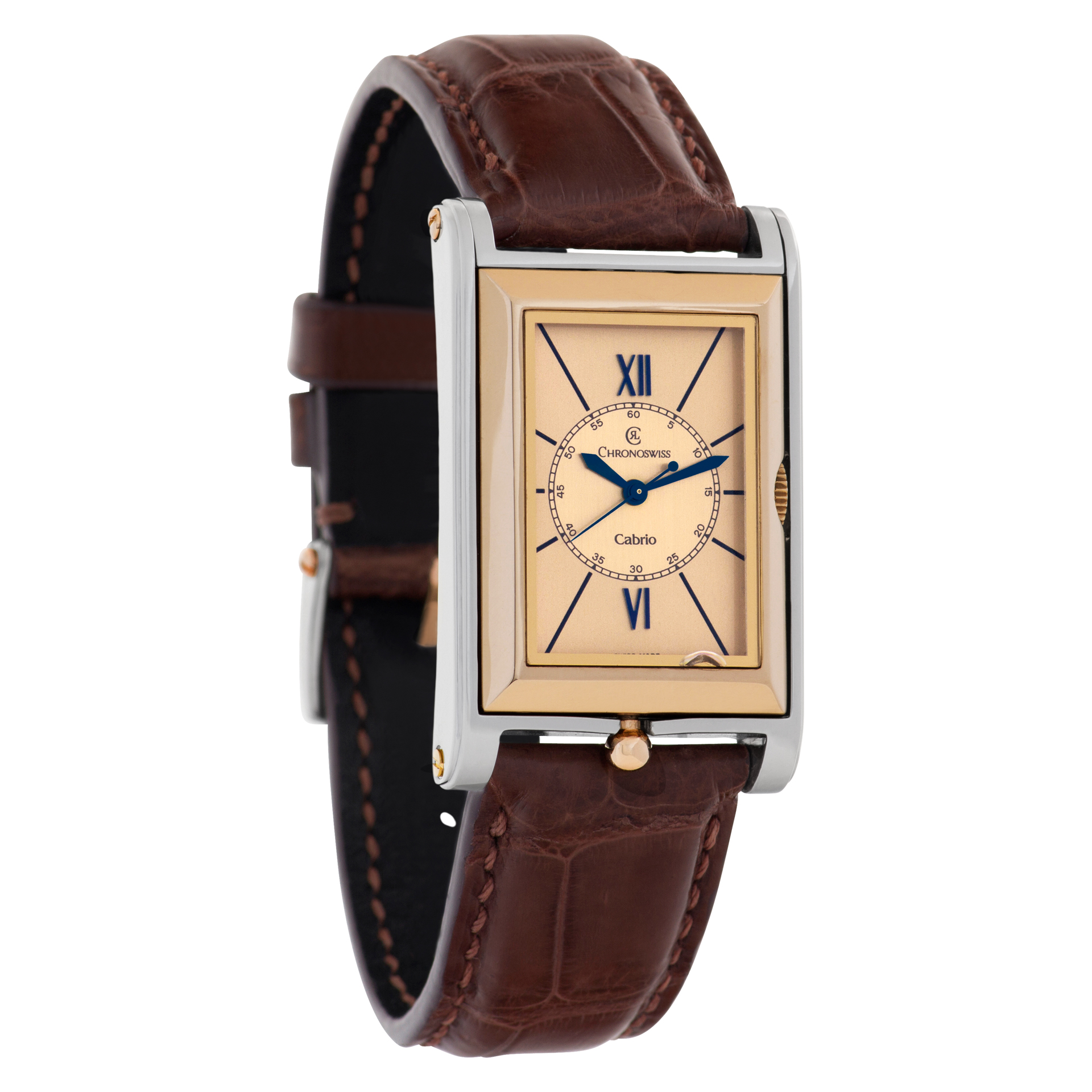 Chronoswiss ch2672 Cabrio Automatic Male 18k rose gold & stainless steel Watches Chronoswiss ch2672 Cabrio Automatic Male 18k rose gold & stainless steel Watches