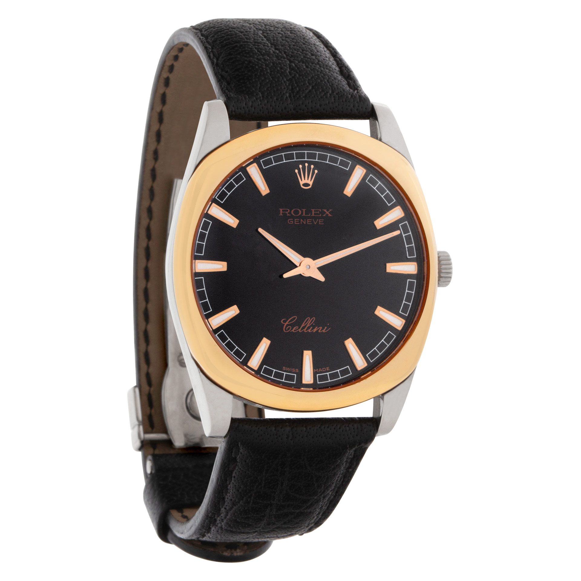 Rolex 4243 Cellini Manual Male 18k White and Pink Gold Watches Rolex 4243 Cellini Manual Male 18k White and Pink Gold Watches
