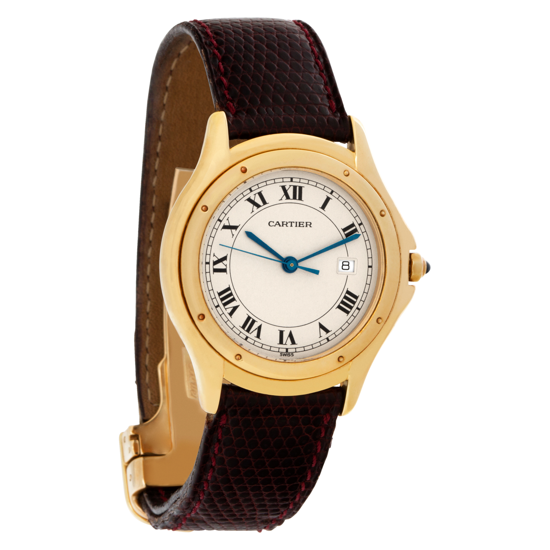Cartier 116000R Cougar Quartz Unisex 18k yellow gold Watches Cartier 116000R Cougar Quartz Unisex 18k yellow gold Watches