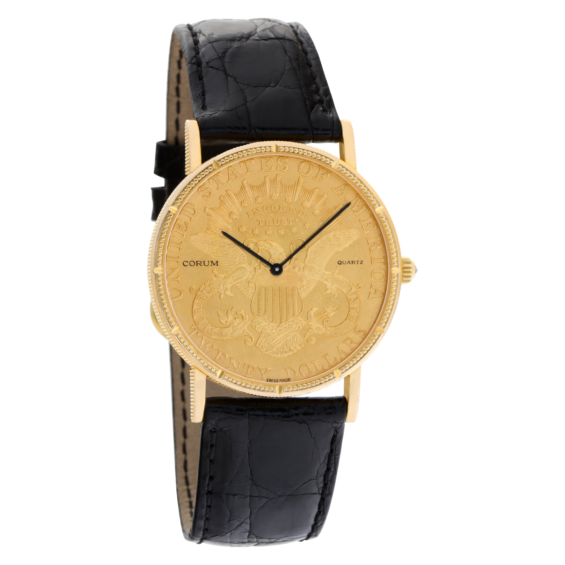 Corum 218333 $20 Coin Quartz Unisex 18k yellow gold Watches Corum 218333 $20 Coin Quartz Unisex 18k yellow gold Watches