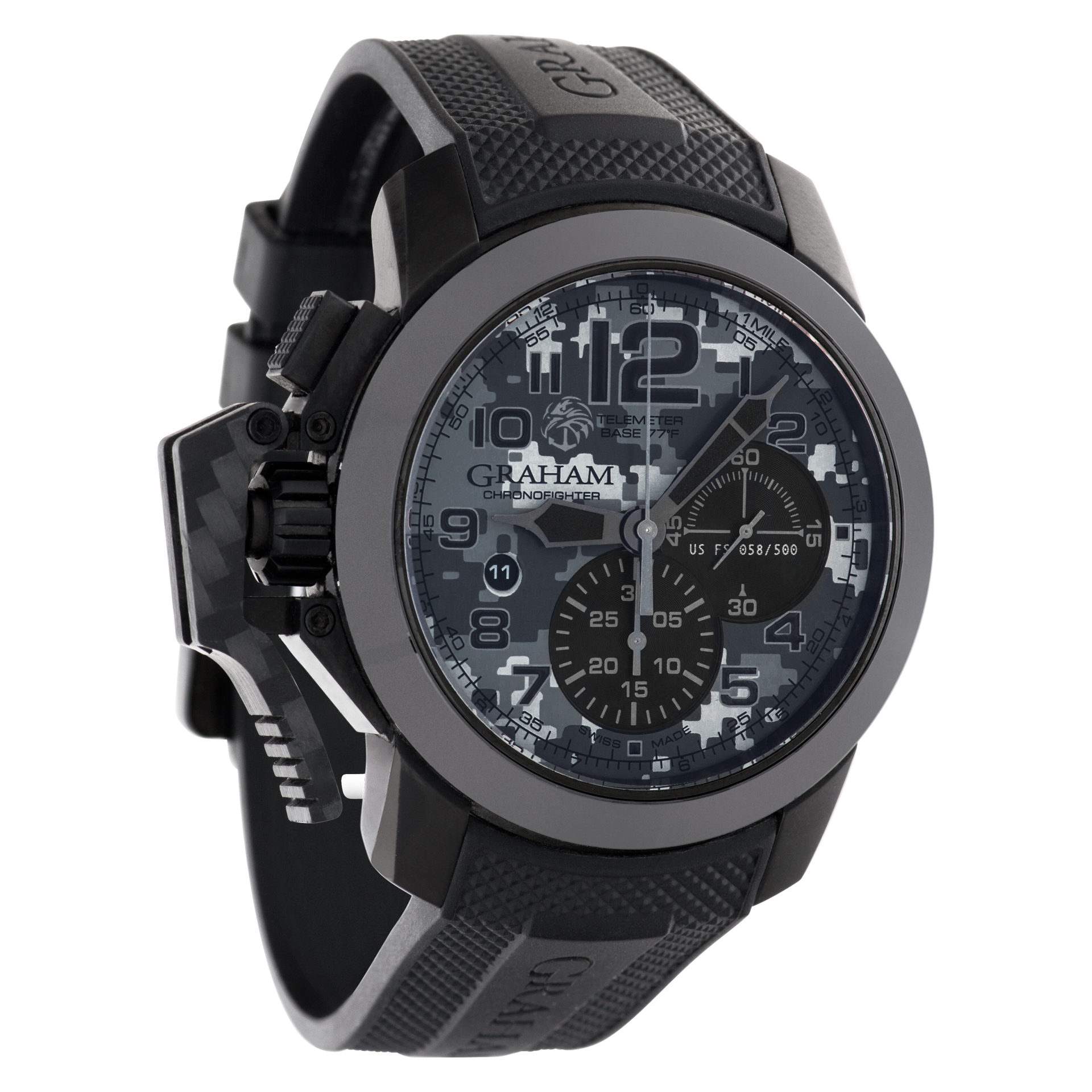 Graham 2CCAU.S03A.K92N Chronofighter Automatic Male PVD steel Watches Graham 2CCAU.S03A.K92N Chronofighter Automatic Male PVD steel Watches
