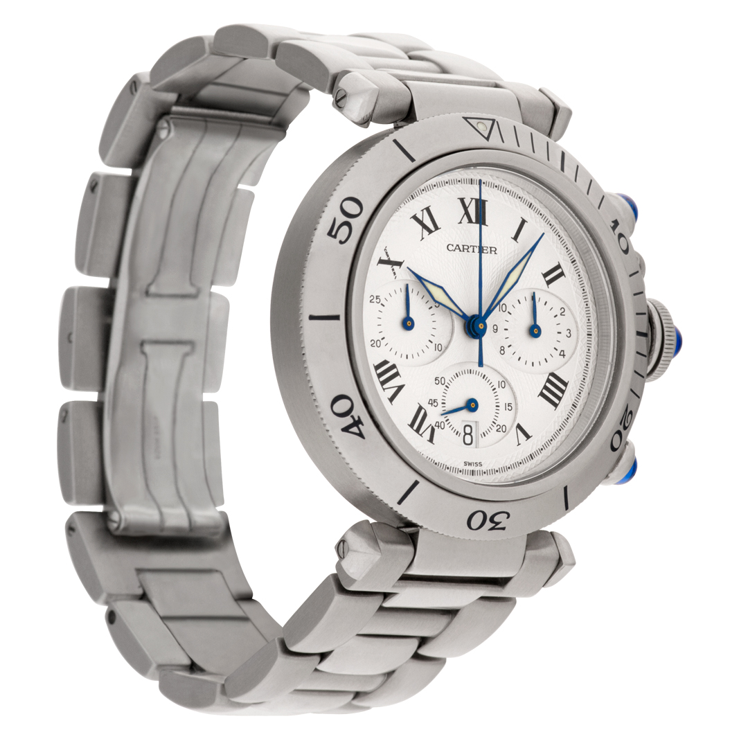 Cartier Cartier 1443 Pasha Quartz Unisex Stainless Steel Watches Cartier Cartier 1443 Pasha Quartz Unisex Stainless Steel Watches