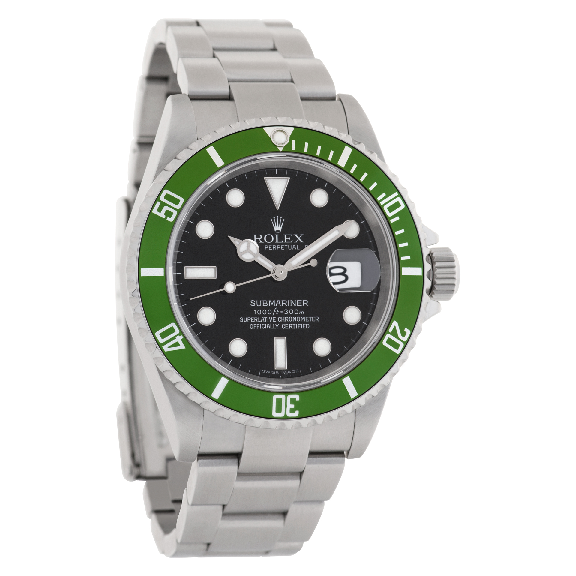 Rolex 16610LV Submariner Kermit Automatic Male Stainless Steel Watches Rolex 16610LV Submariner Kermit Automatic Male Stainless Steel Watches