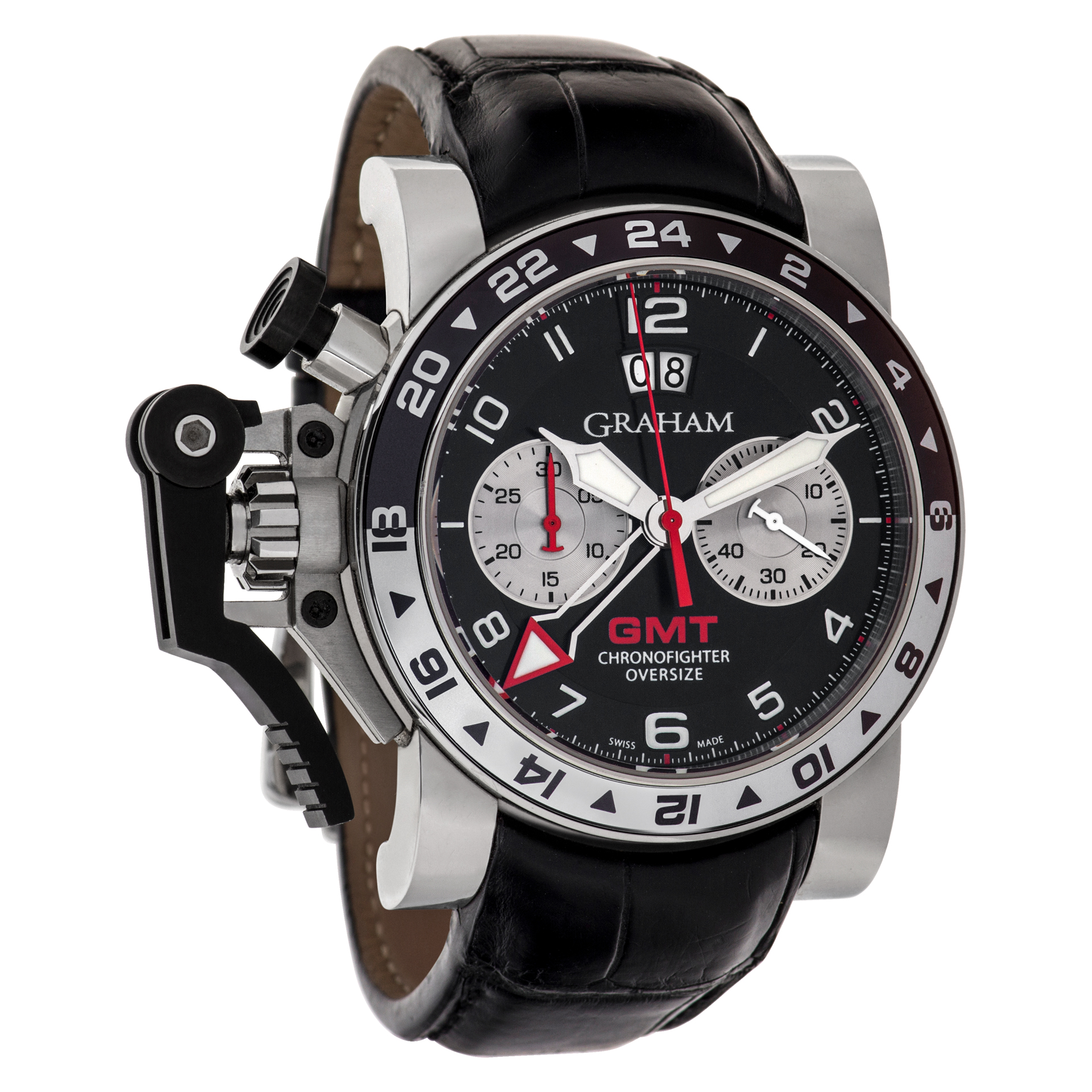 Graham 2CVBC.B15A Chronoflite GMT Automatic Male Stainless Steel Watches Graham 2CVBC.B15A Chronoflite GMT Automatic Male Stainless Steel Watches