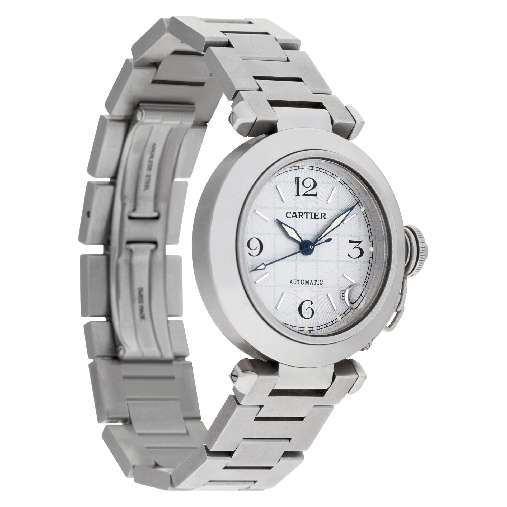 Cartier w31015m7 Pasha C Automatic Female Stainless Steel Watches Cartier w31015m7 Pasha C Automatic Female Stainless Steel Watches