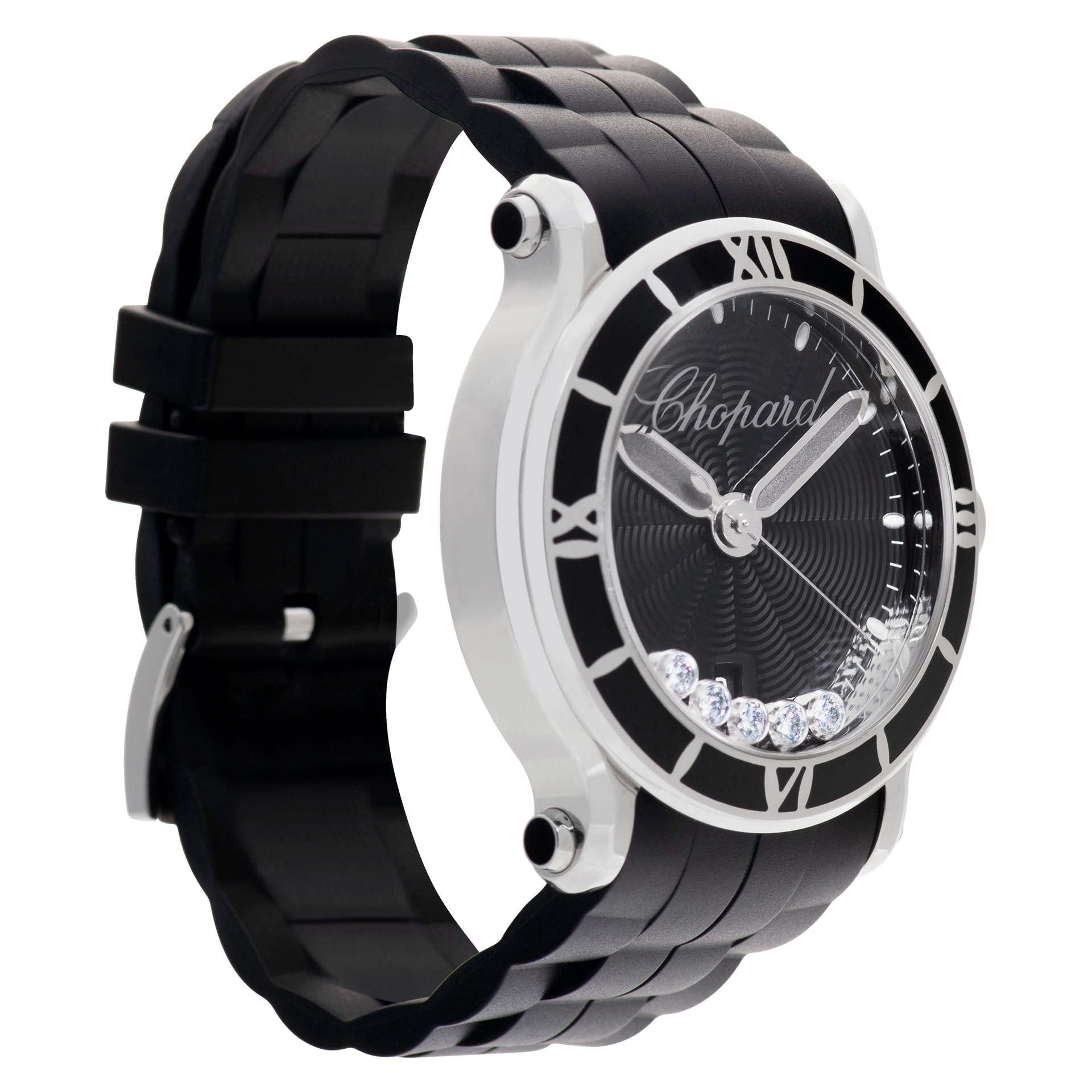 Chopard 288525-3005 Happy Sport Quartz Female Stainless Steel Watches Chopard 288525-3005 Happy Sport Quartz Female Stainless Steel Watches