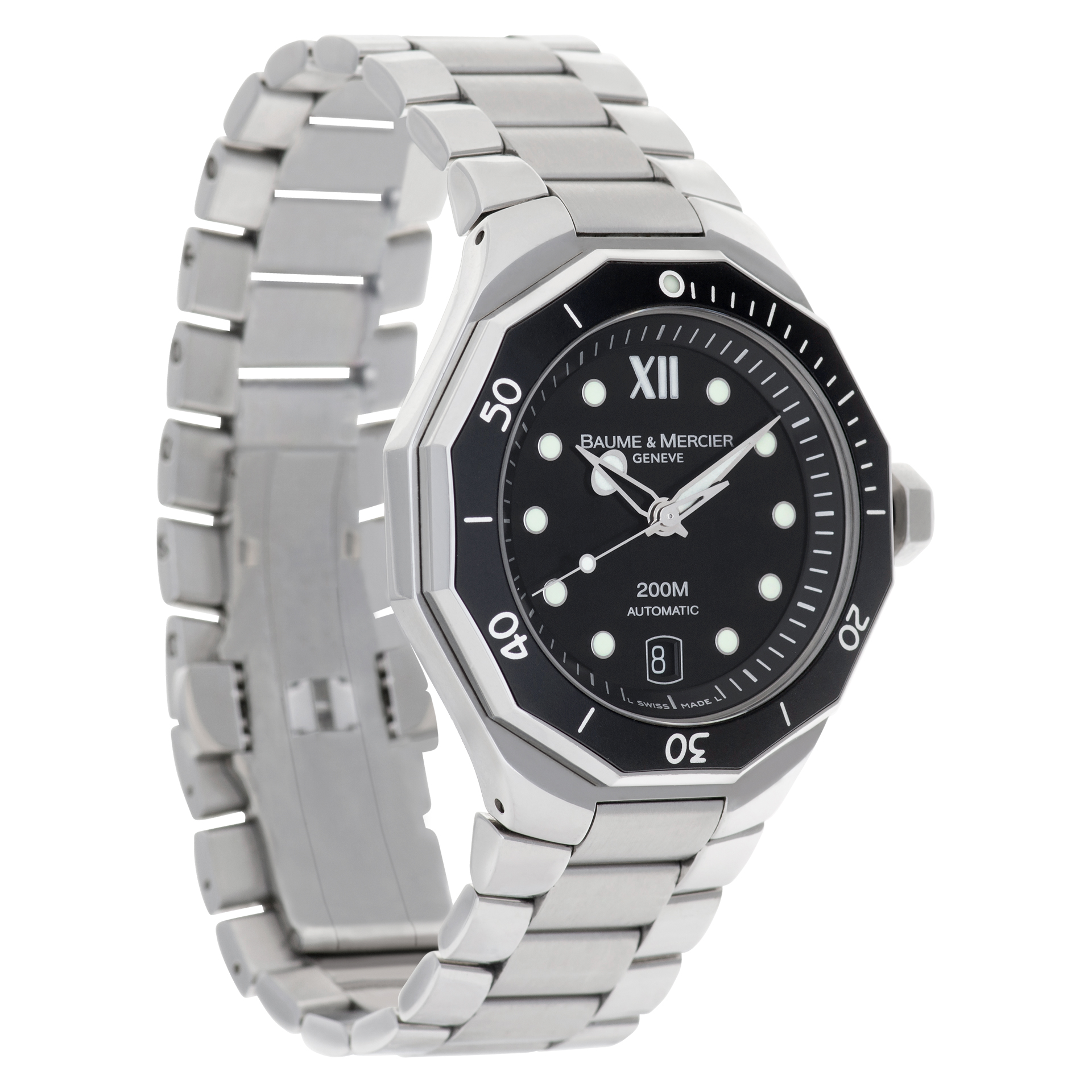 Baume & Mercier MOA08778 Riviera Automatic Male Stainless Steel Watches Baume & Mercier MOA08778 Riviera Automatic Male Stainless Steel Watches