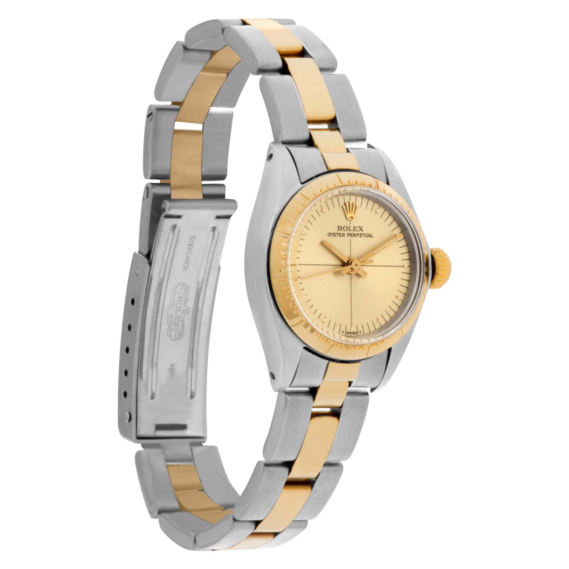 Rolex 6724 Oyster Perpetual Automatic Female 14k gold & Stainless Steel Watches Rolex 6724 Oyster Perpetual Automatic Female 14k gold & Stainless Steel Watches