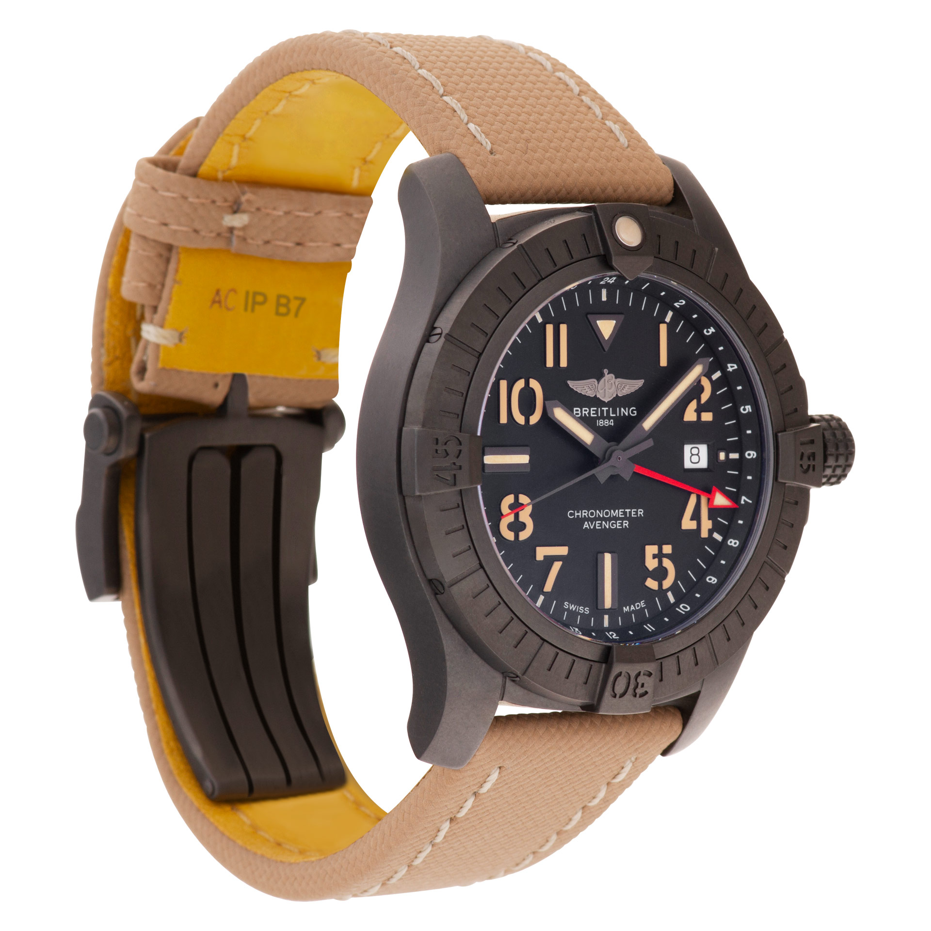 Breitling V32395 Avenger Automatic Male Black Titanium Watches Breitling V32395 Avenger Automatic Male Black Titanium Watches