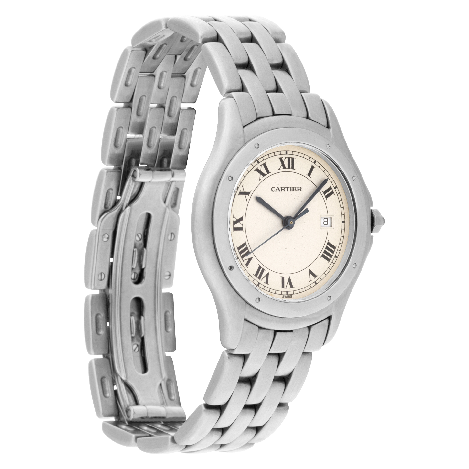 Cartier W35002F5 Cougar Quartz Female Stainless Steel Watches Cartier W35002F5 Cougar Quartz Female Stainless Steel Watches