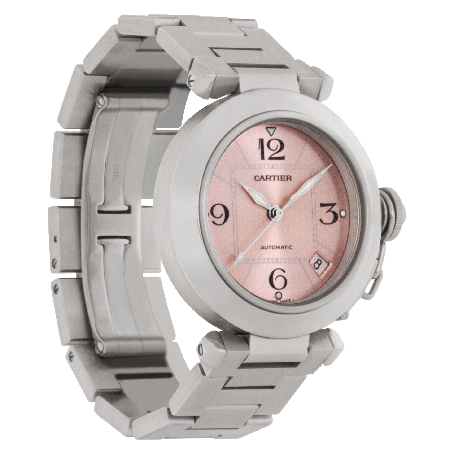 Cartier w31074M7 Pasha C Automatic Female Stainless Steel Watches Cartier w31074M7 Pasha C Automatic Female Stainless Steel Watches