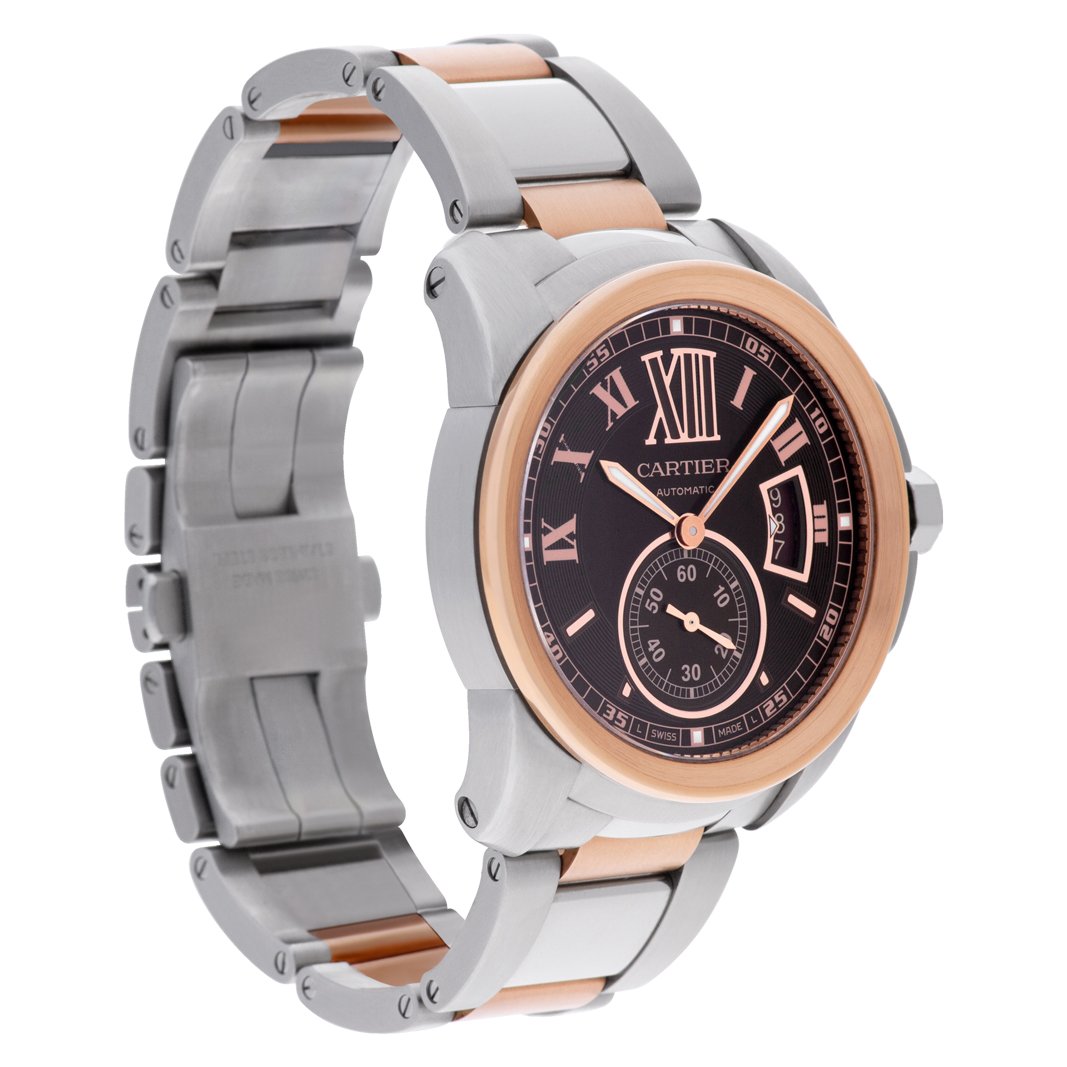 Cartier W7100050 Calibre Automatic Male 18k rose gold & stainless steel Watches Cartier W7100050 Calibre Automatic Male 18k rose gold & stainless steel Watches