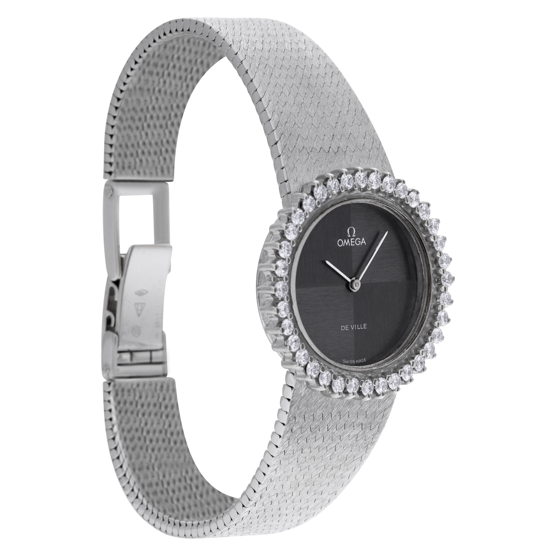 Omega 8340 De Ville Manual Female 18k White Gold Watches Omega 8340 De Ville Manual Female 18k White Gold Watches
