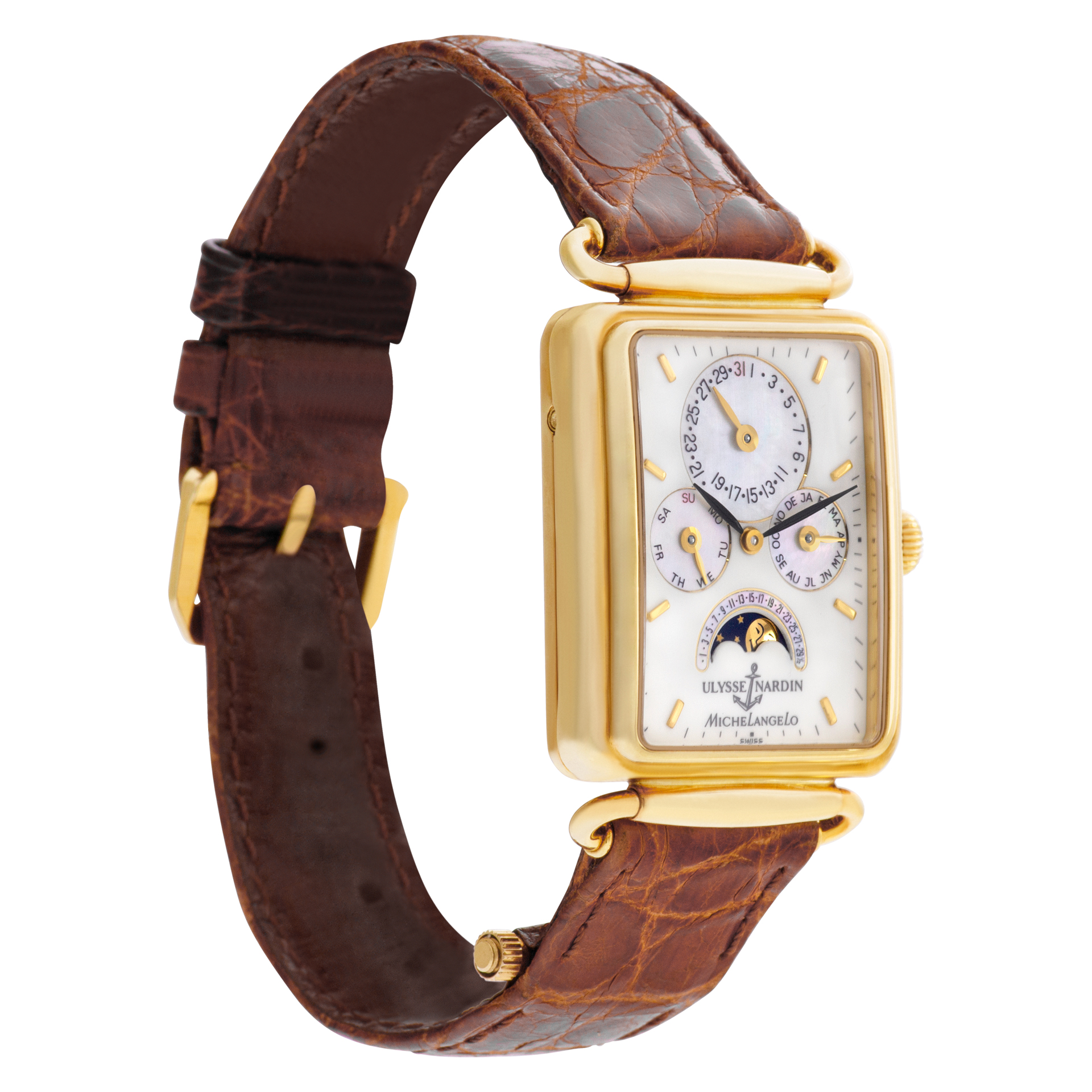 Ulysse Nardin 161.42 Michelango Automatic Male 18k yellow gold Watches Ulysse Nardin 161.42 Michelango Automatic Male 18k yellow gold Watches
