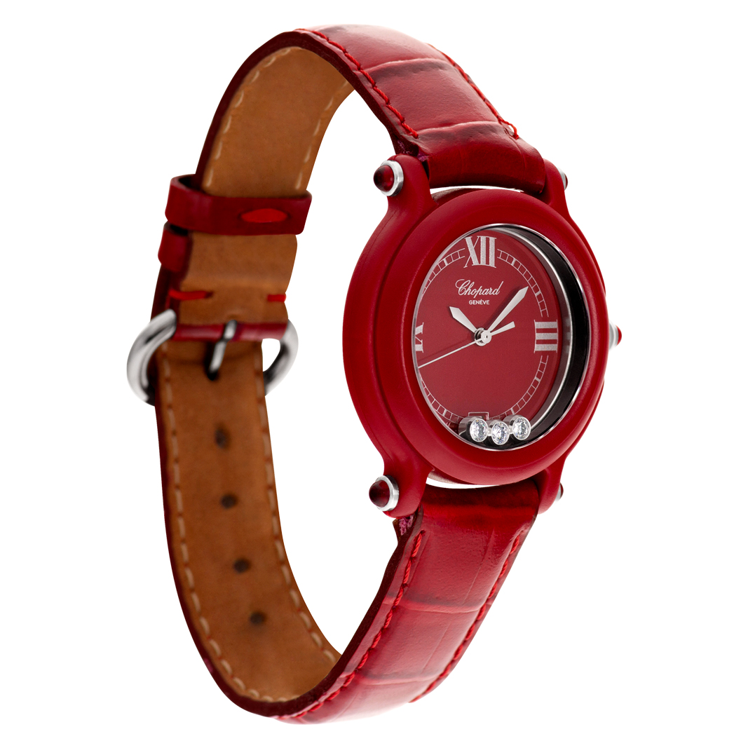 Chopard 27/7779 Be Happy Quartz Female Plastic Watches Chopard 27/7779 Be Happy Quartz Female Plastic Watches