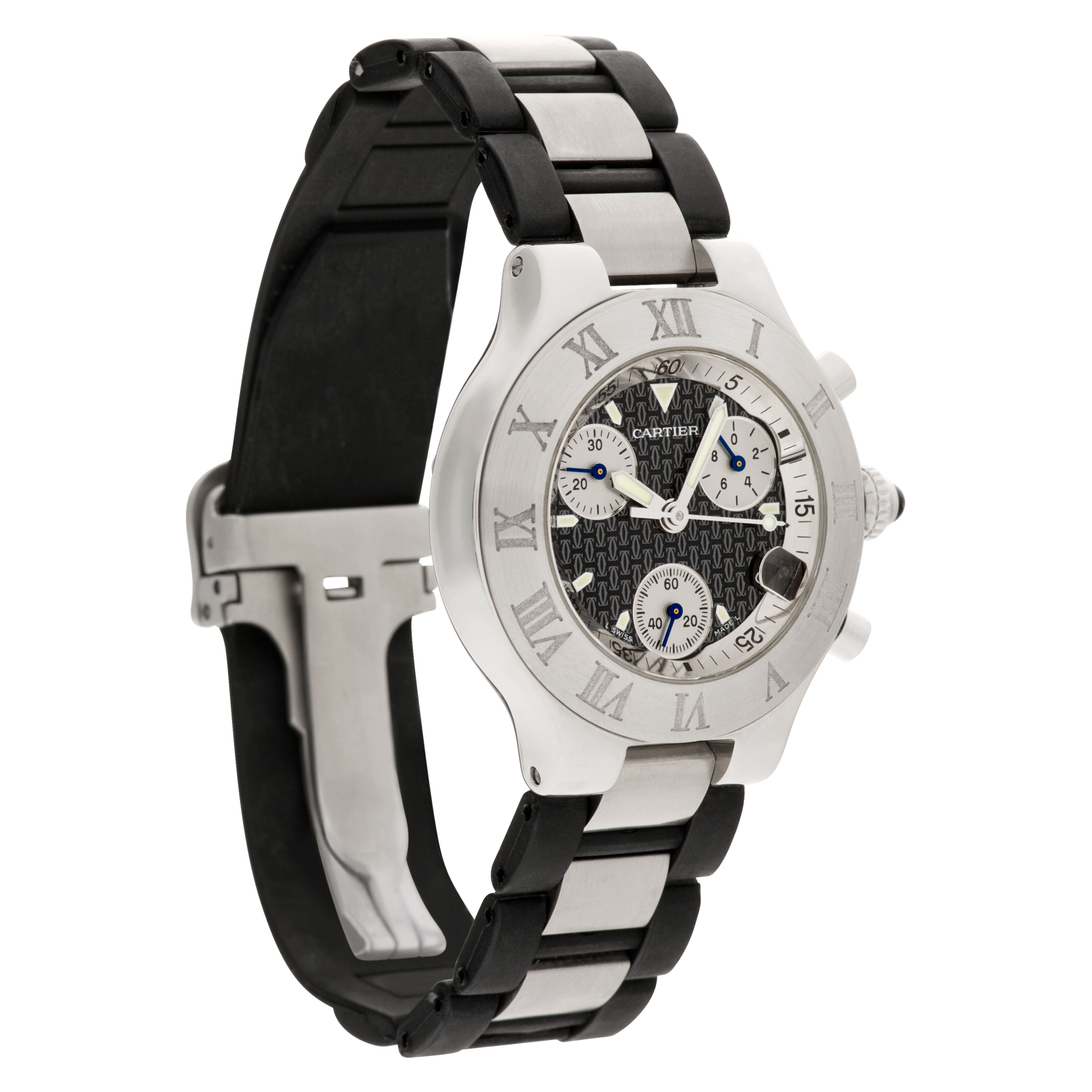 Cartier w1012502 Chronoscaph 21 Quartz Female Stainless Steel Watches Cartier w1012502 Chronoscaph 21 Quartz Female Stainless Steel Watches