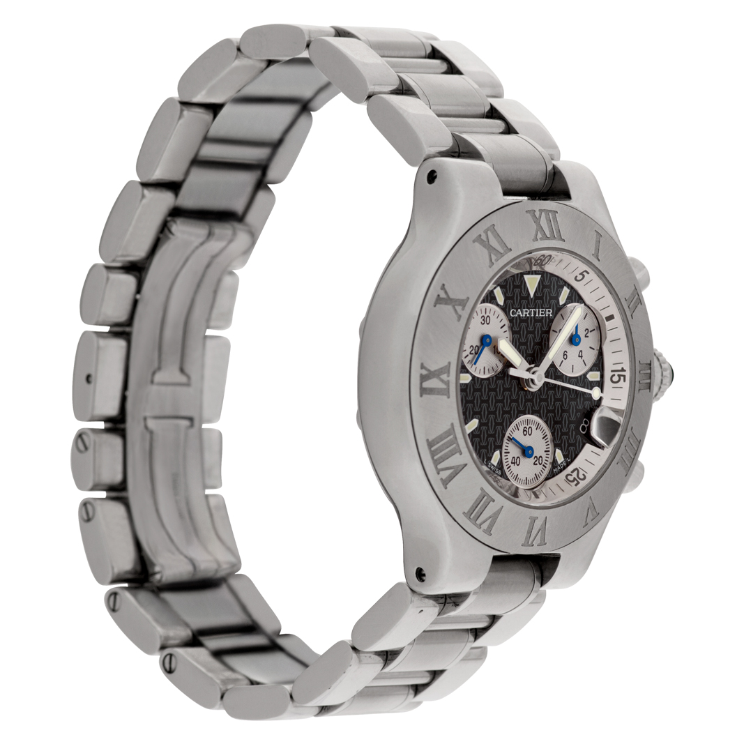 Cartier W10172T2 Chronoscaph 21 Quartz Unisex Stainless Steel Watches Cartier W10172T2 Chronoscaph 21 Quartz Unisex Stainless Steel Watches