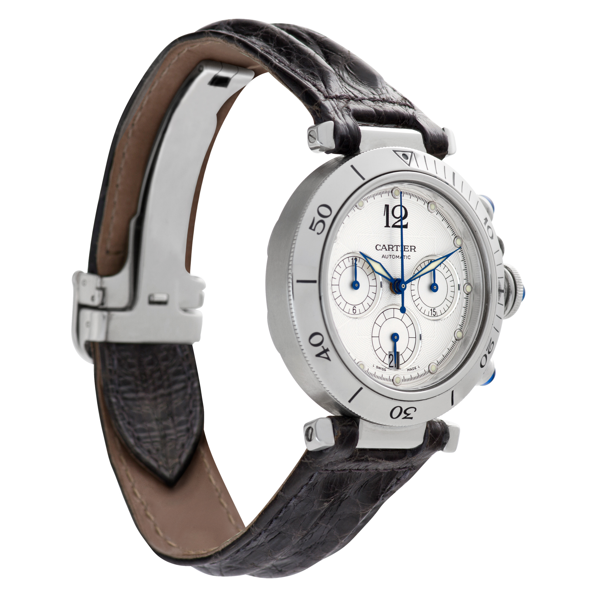 Cartier W31030H3 Pasha Chronograph Automatic Unisex Stainless Steel Watches Cartier W31030H3 Pasha Chronograph Automatic Unisex Stainless Steel Watches