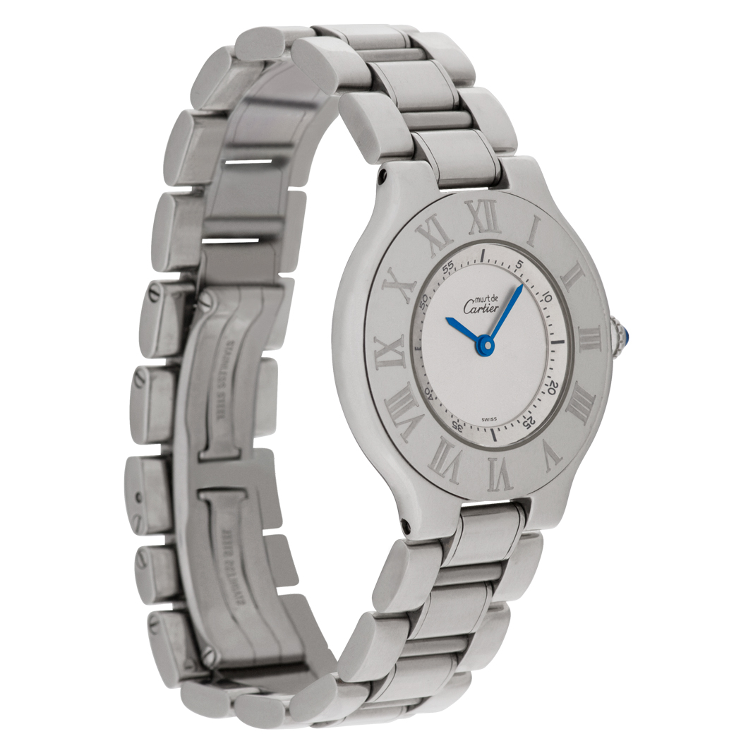 Cartier W10109T2 Must 21 Quartz Female Stainless Steel Watches Cartier W10109T2 Must 21 Quartz Female Stainless Steel Watches