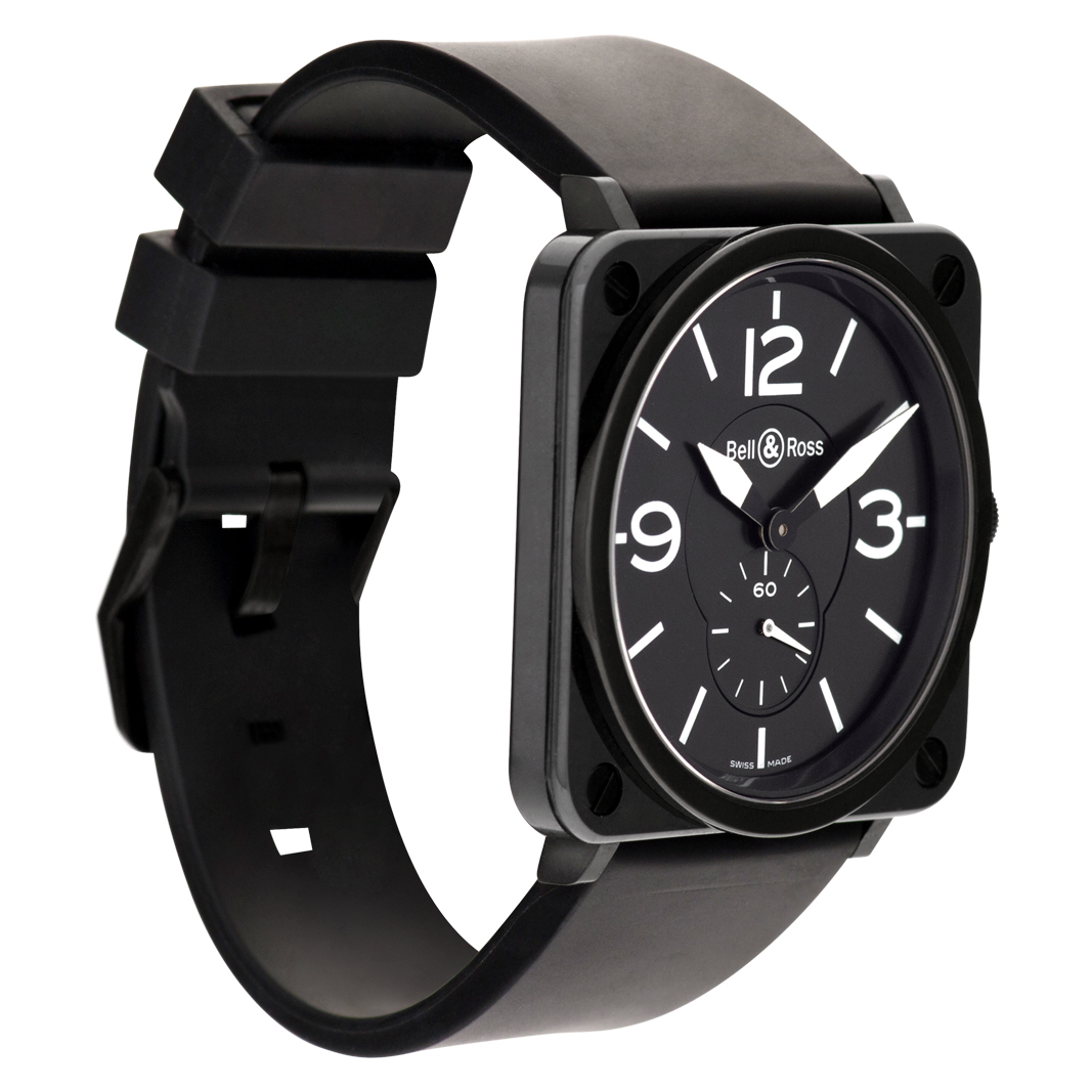 Bell & Ross BR S Ceramic Matte Quartz Unisex Stainless Steel Watches Bell & Ross BR S Ceramic Matte Quartz Unisex Stainless Steel Watches