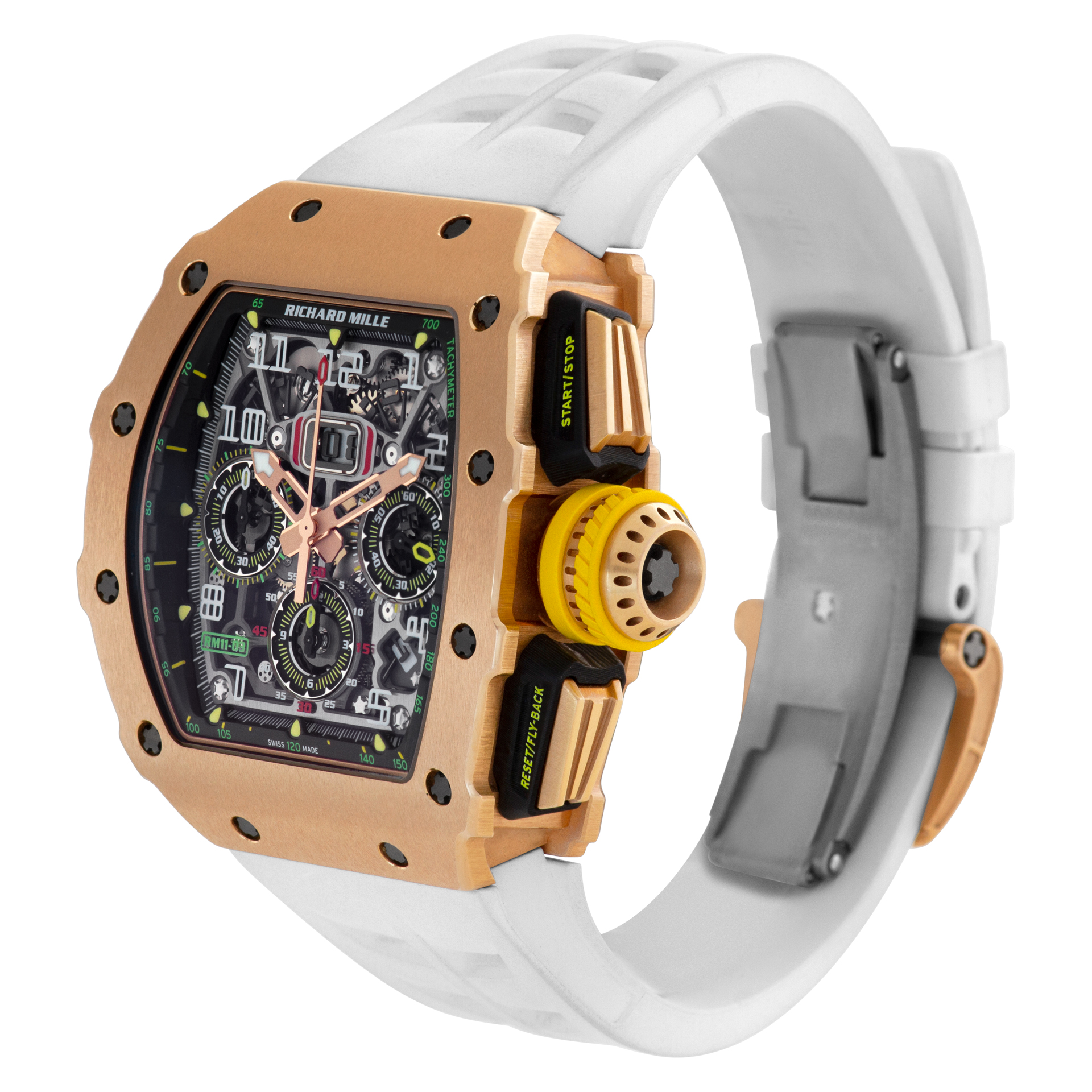 Richard Mille RM11-03 RG Flyback Chronograph Automatic Male 18k rose gold Watches Richard Mille RM11-03 RG Flyback Chronograph Automatic Male 18k rose gold Watches