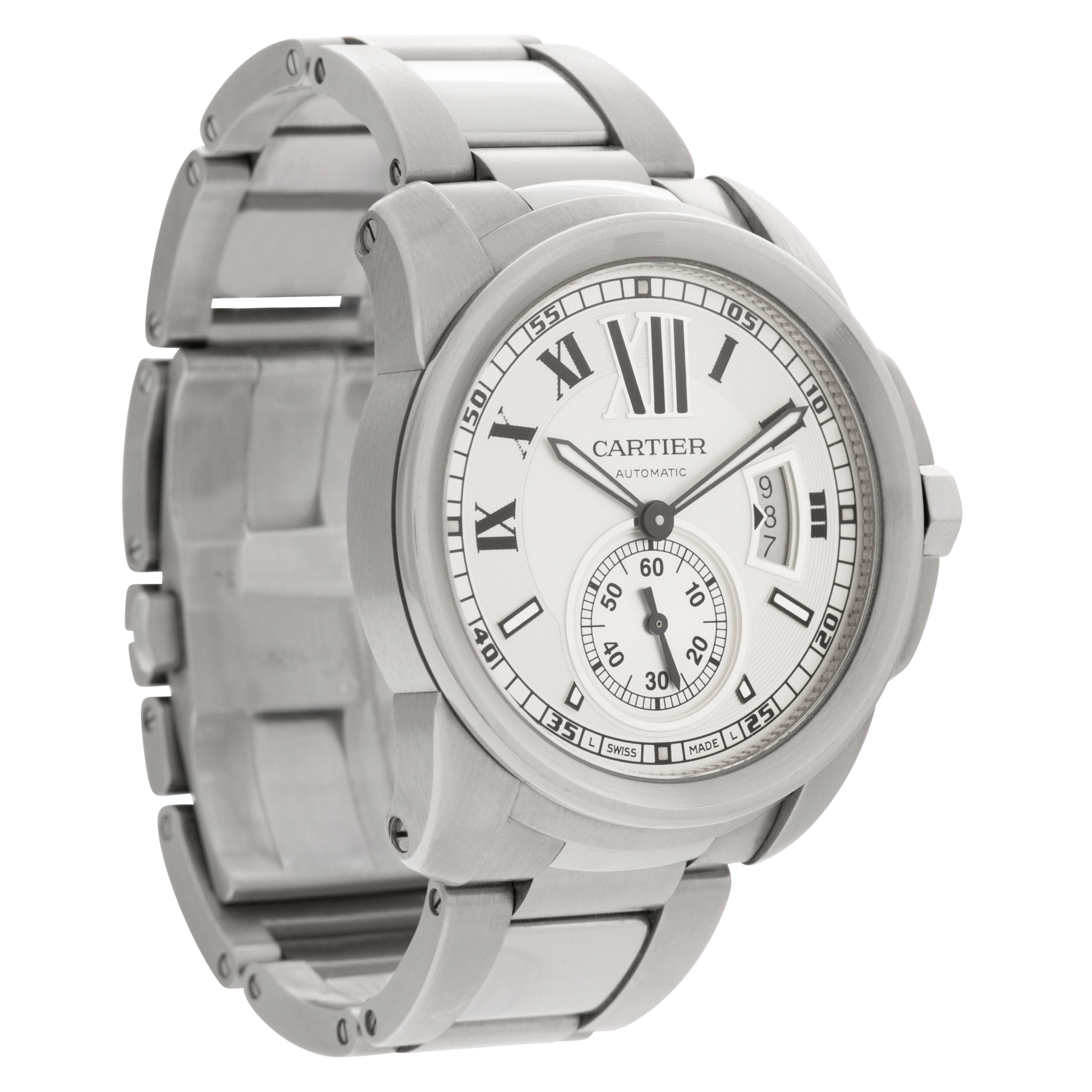 Cartier W7100015 Calibre Automatic Male Stainless Steel Watches Cartier W7100015 Calibre Automatic Male Stainless Steel Watches