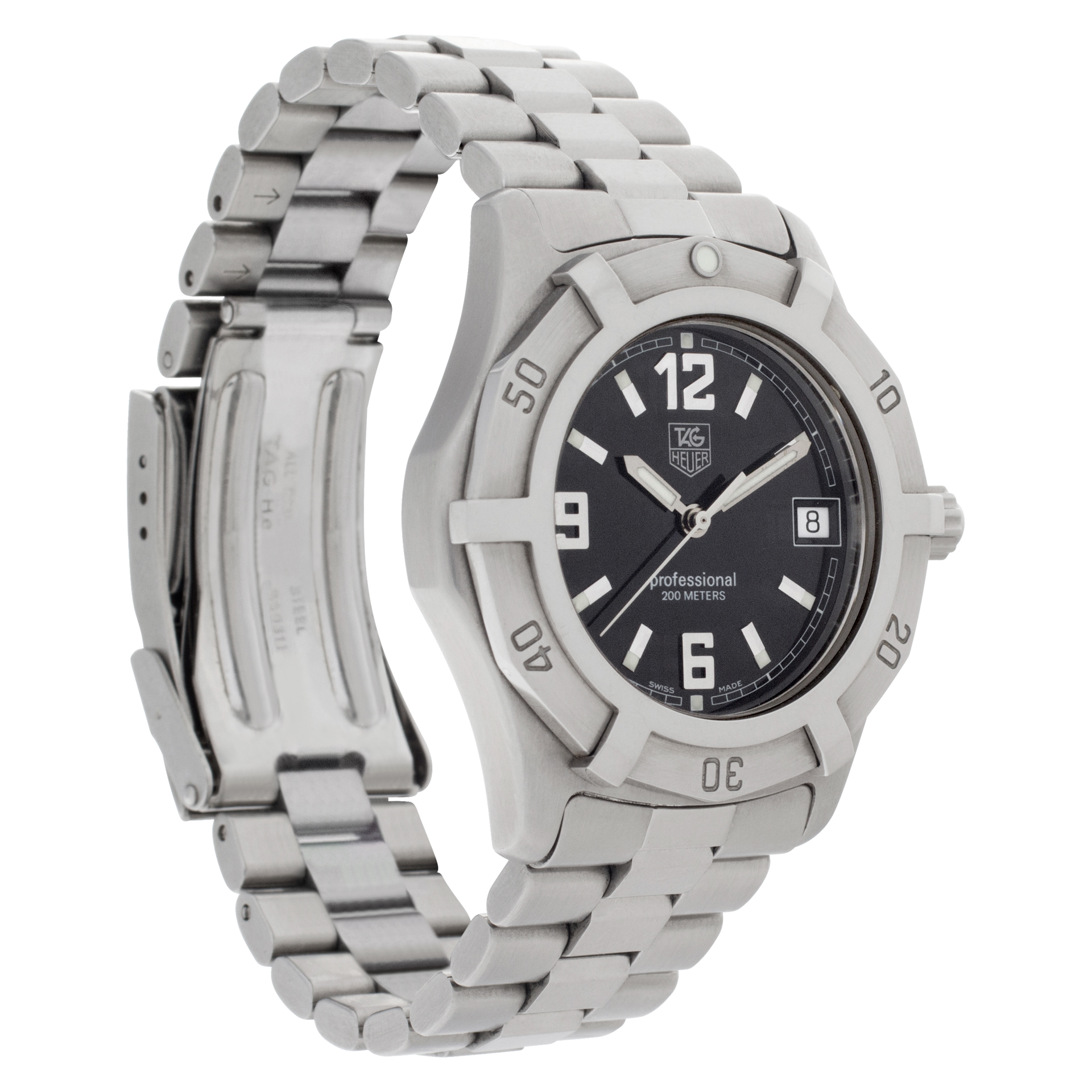 Tag Heuer WN1110 Professional Quartz Male Stainless Steel Watches Tag Heuer WN1110 Professional Quartz Male Stainless Steel Watches