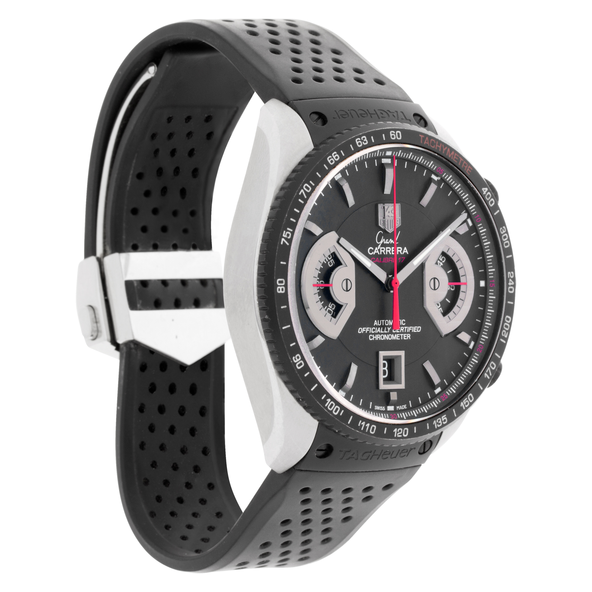Tag Heuer CAV511C.FT6016 Grand Carrera Automatic Male Stainless Steel Watches Tag Heuer CAV511C.FT6016 Grand Carrera Automatic Male Stainless Steel Watches