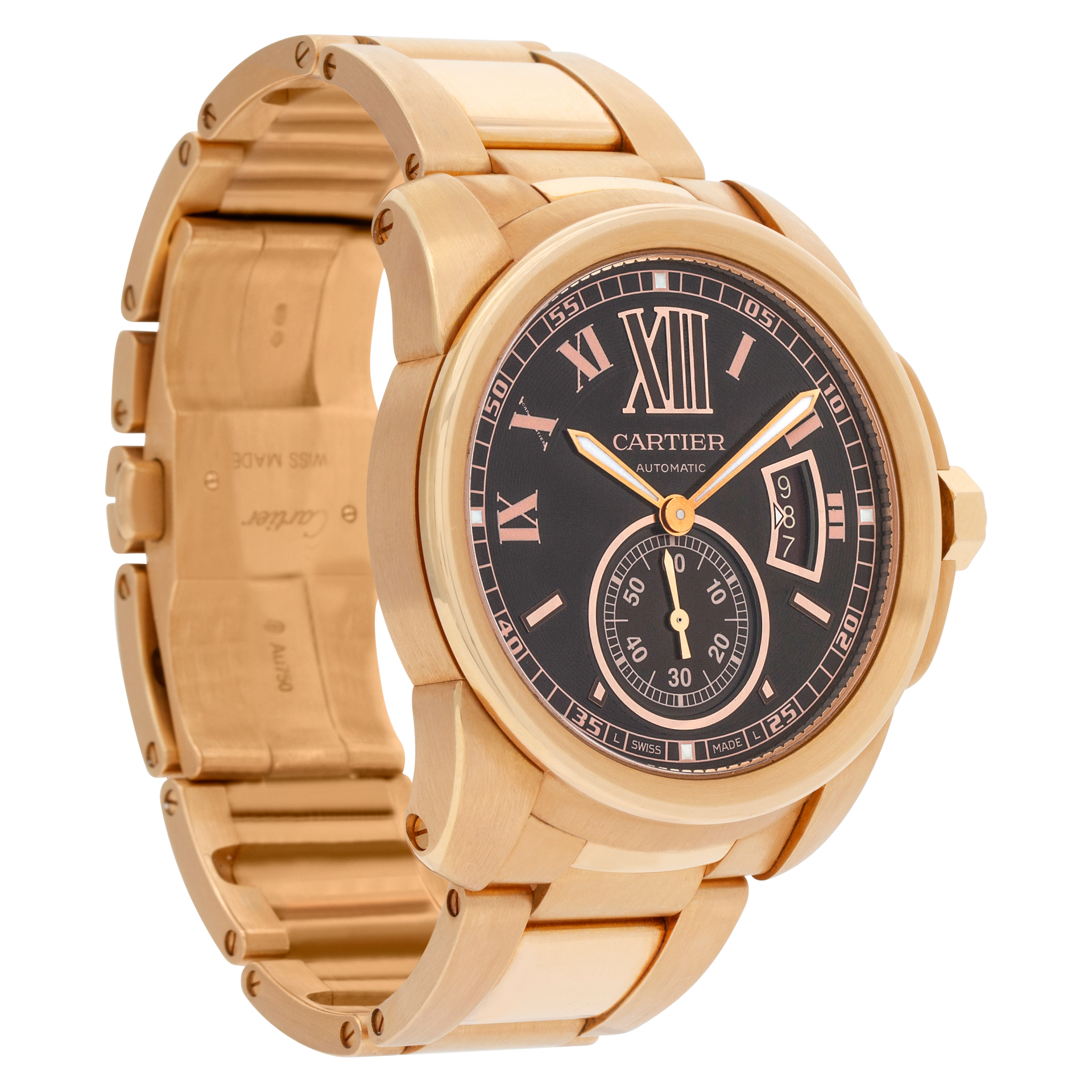 Cartier W7100040 Calibre Automatic Male 18k rose gold Watches Cartier W7100040 Calibre Automatic Male 18k rose gold Watches