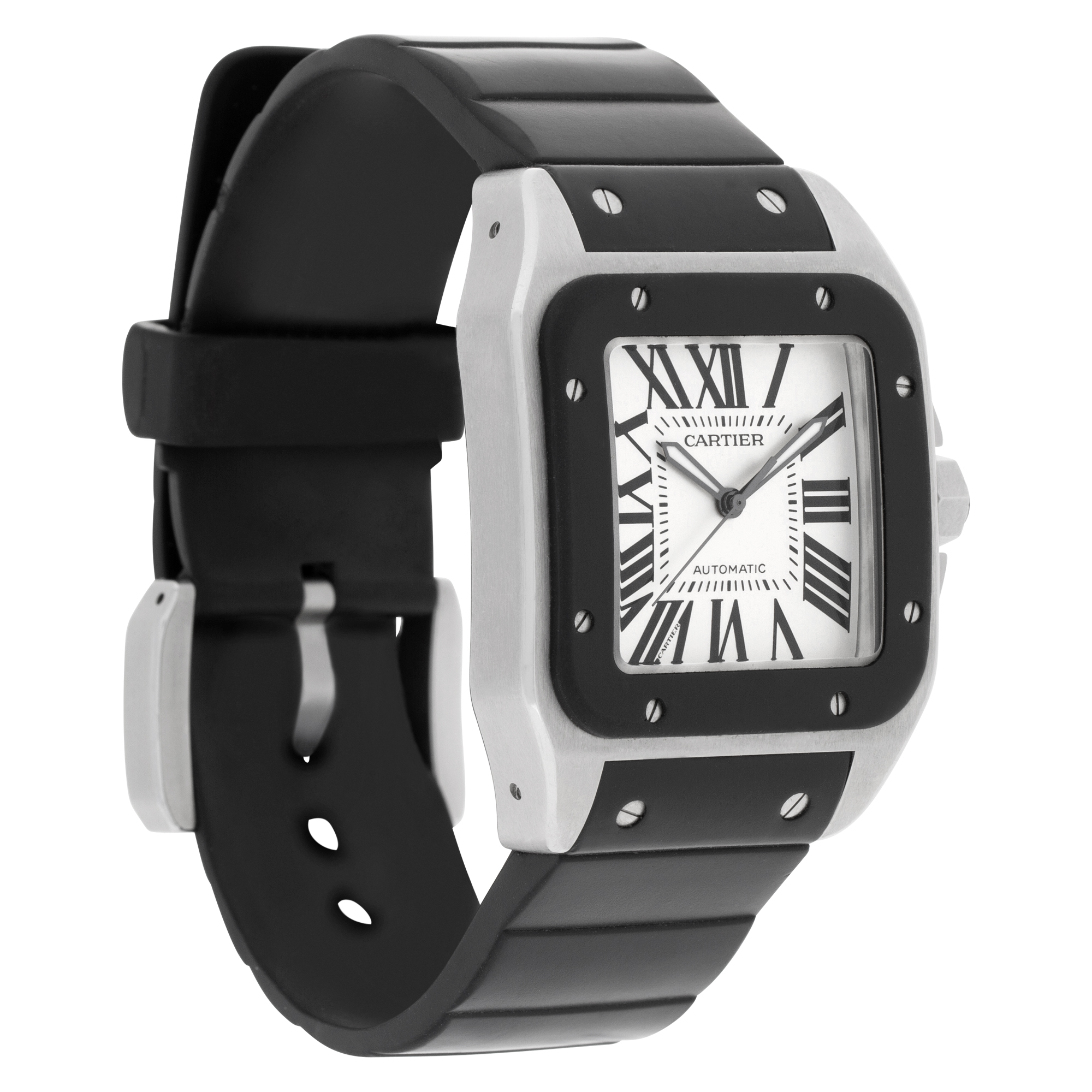 Cartier W20121U2 Santos 100 Automatic Male Stainless Steel Watches Cartier W20121U2 Santos 100 Automatic Male Stainless Steel Watches