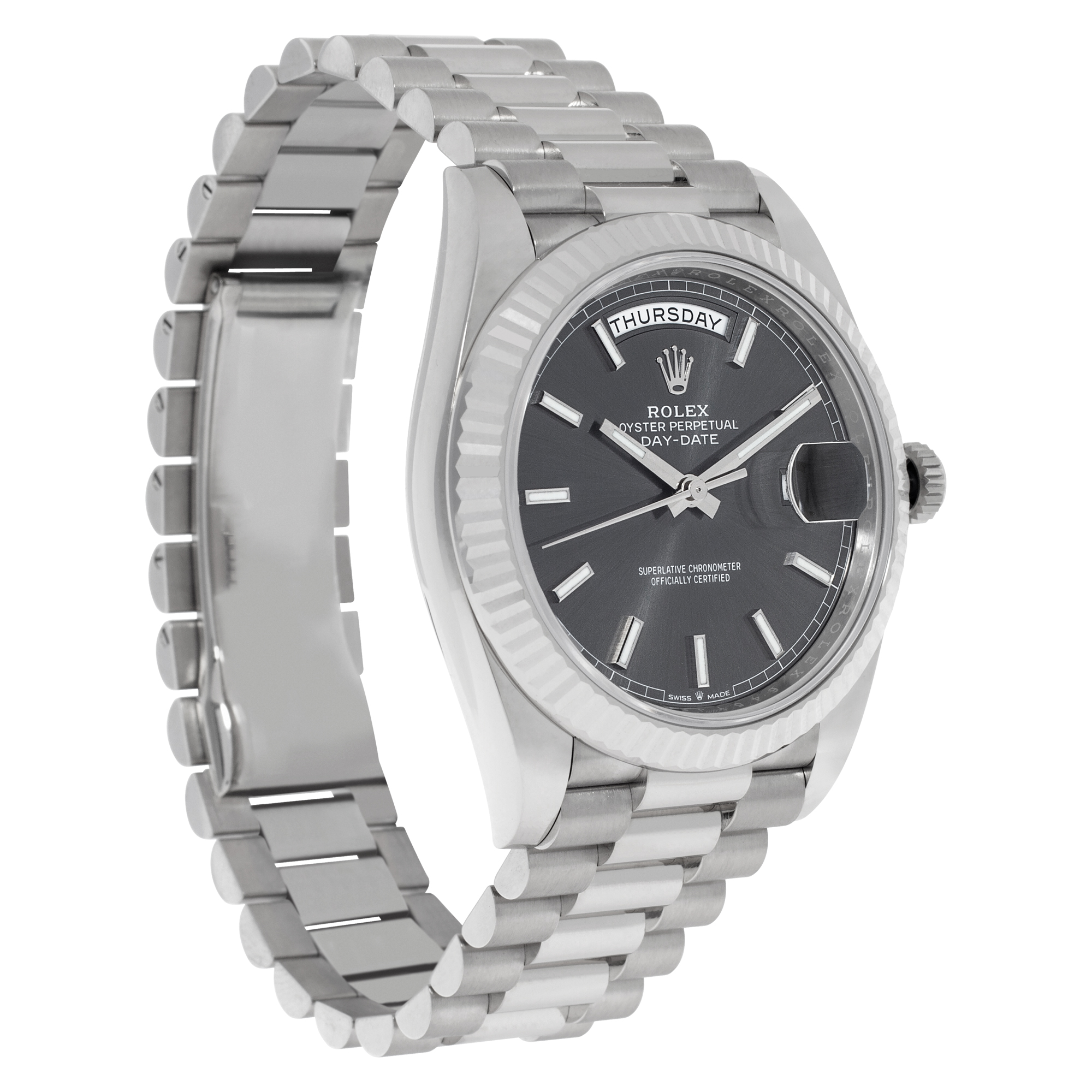 Rolex 228239 Day-Date 40 Automatic Male 18k White Gold Watches Rolex 228239 Day-Date 40 Automatic Male 18k White Gold Watches