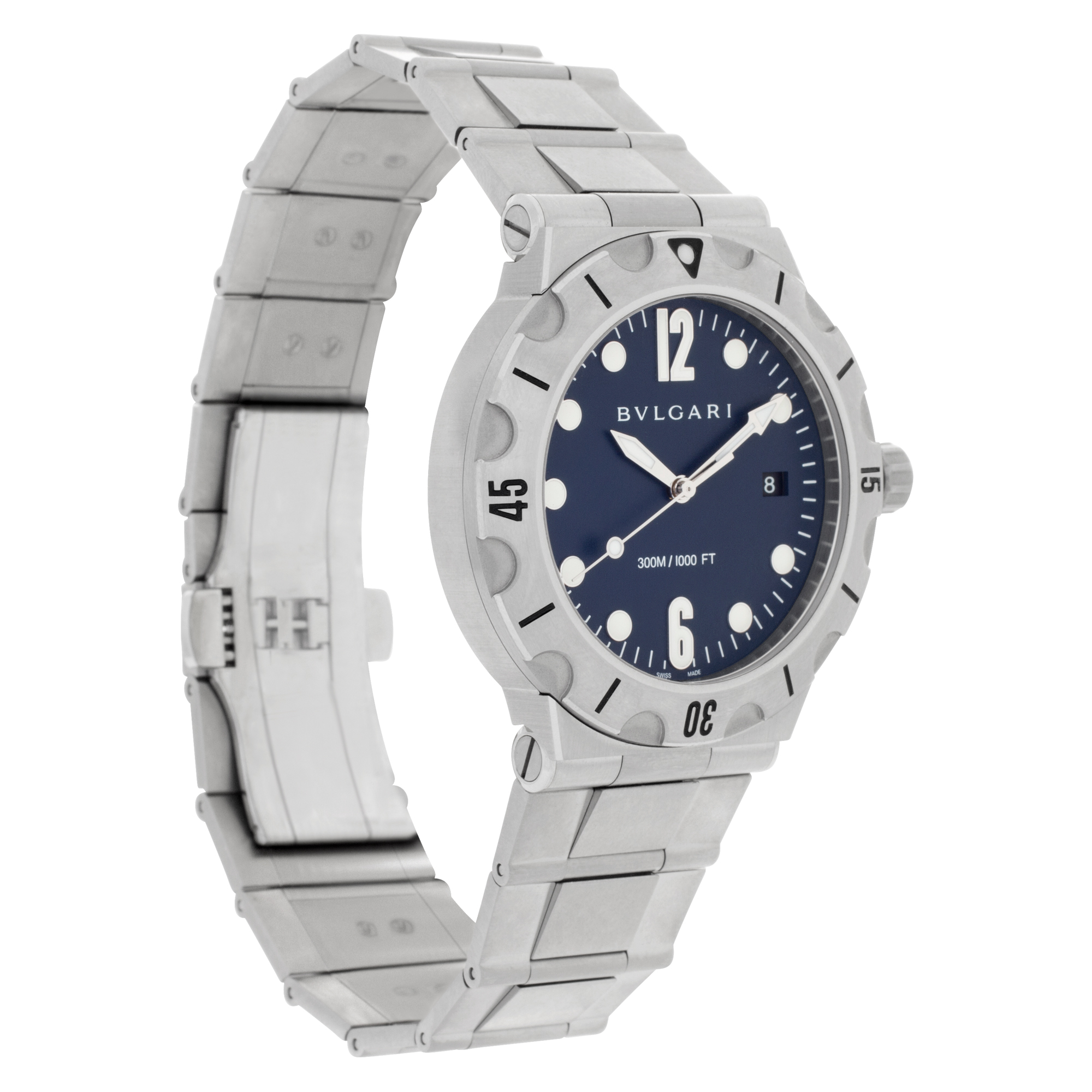 Bvlgari DP41SSD Diagono Acqua Scuba Automatic Male Stainless Steel Watches Bvlgari DP41SSD Diagono Acqua Scuba Automatic Male Stainless Steel Watches