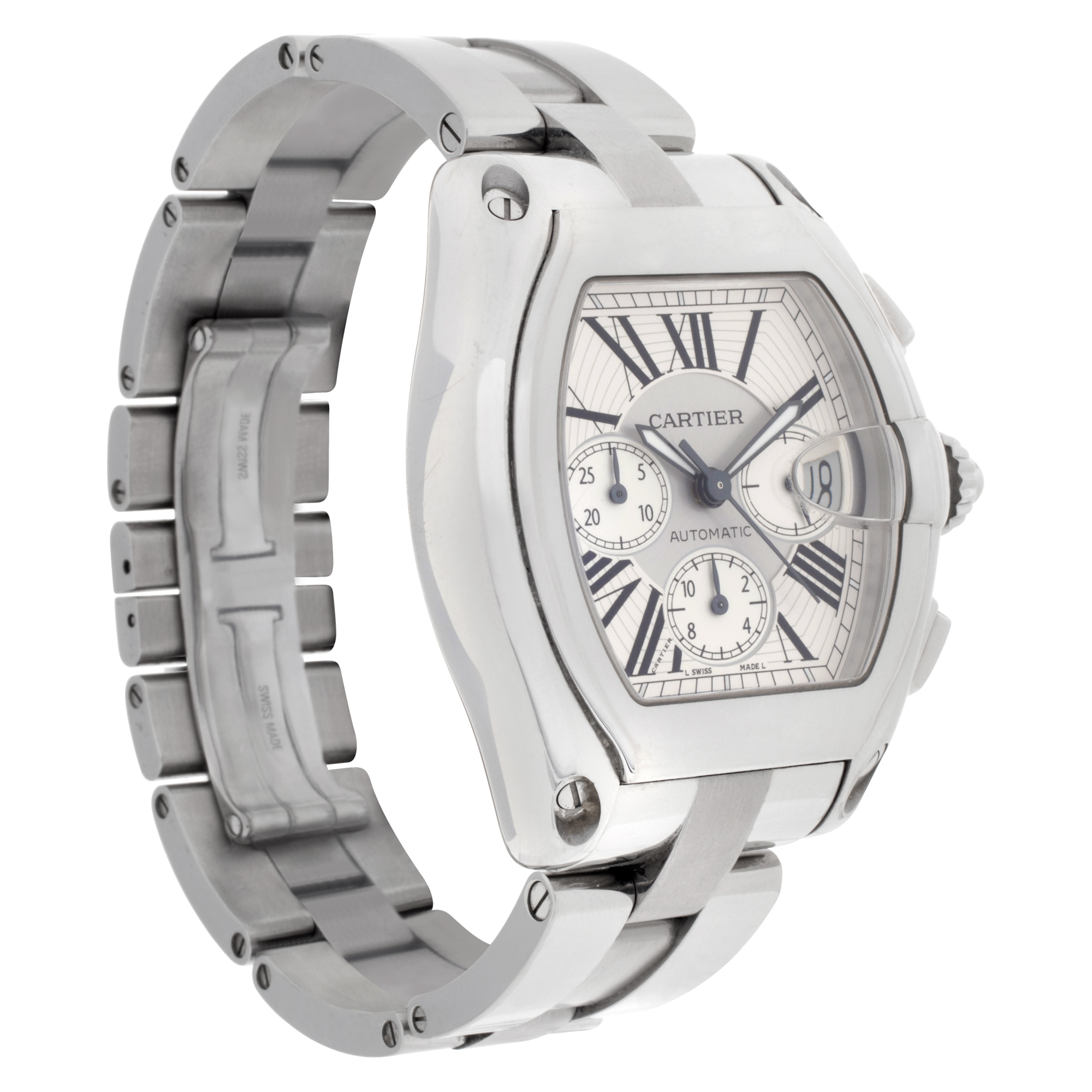 Cartier W62019X6 Roadster Automatic Male Stainless Steel Watches Cartier W62019X6 Roadster Automatic Male Stainless Steel Watches