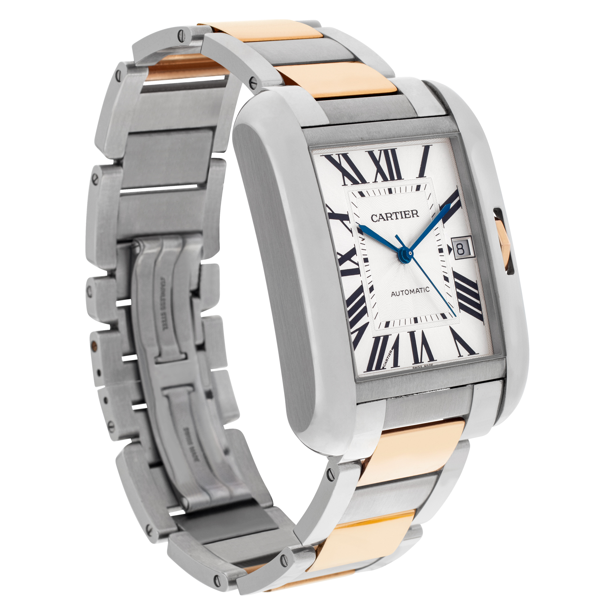 Cartier W5310006 Tank Anglaise XL Automatic Male Stainless Steel Watches Cartier W5310006 Tank Anglaise XL Automatic Male Stainless Steel Watches