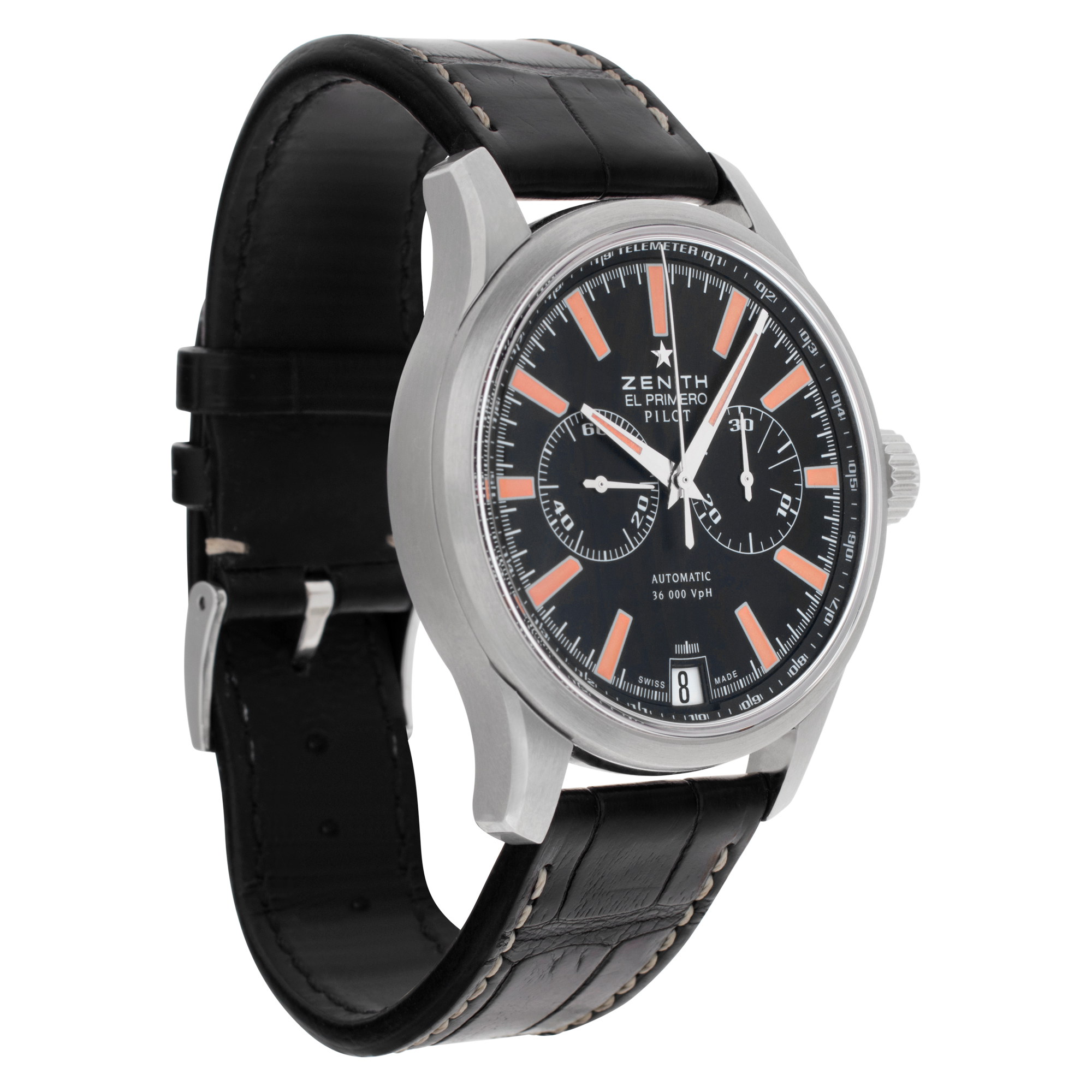 Zenith 03.2119.4002/24.C719 El Primero Automatic Male Stainless Steel Watches Zenith 03.2119.4002/24.C719 El Primero Automatic Male Stainless Steel Watches